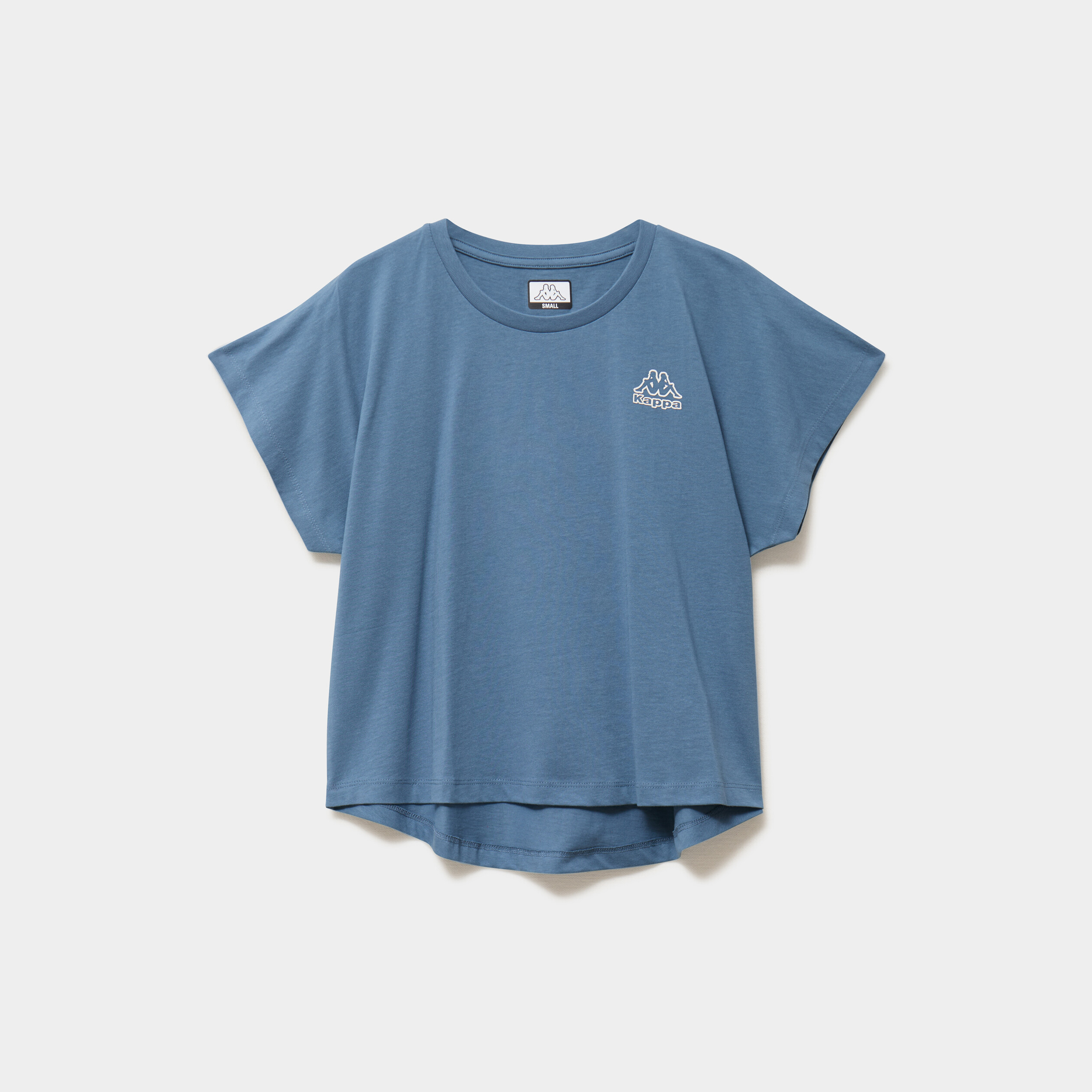 T-shirt manches courtes coton Kappa bleu femme