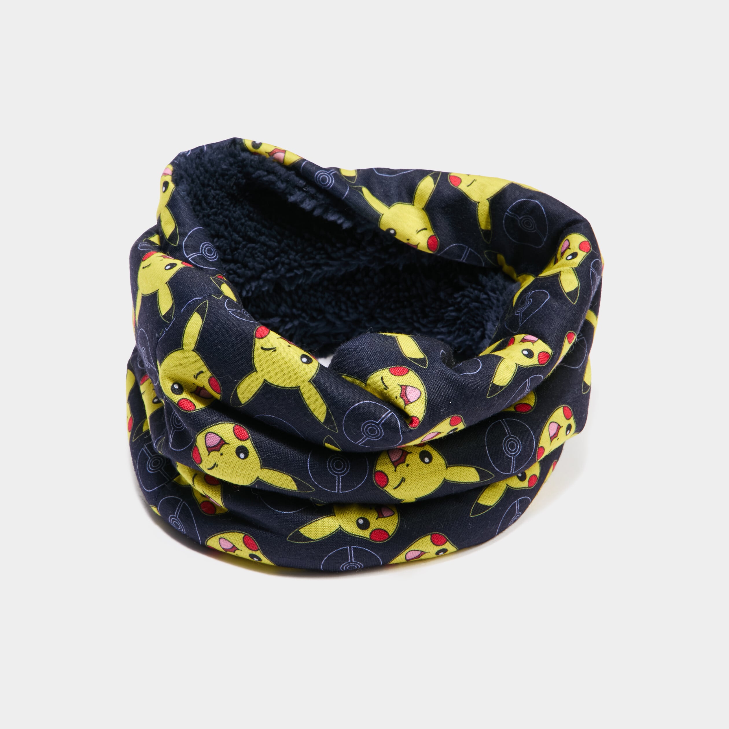 Tour de cou doubl&eacute; Pok&eacute;mon Pikachu bleu marine gar&ccedil;on