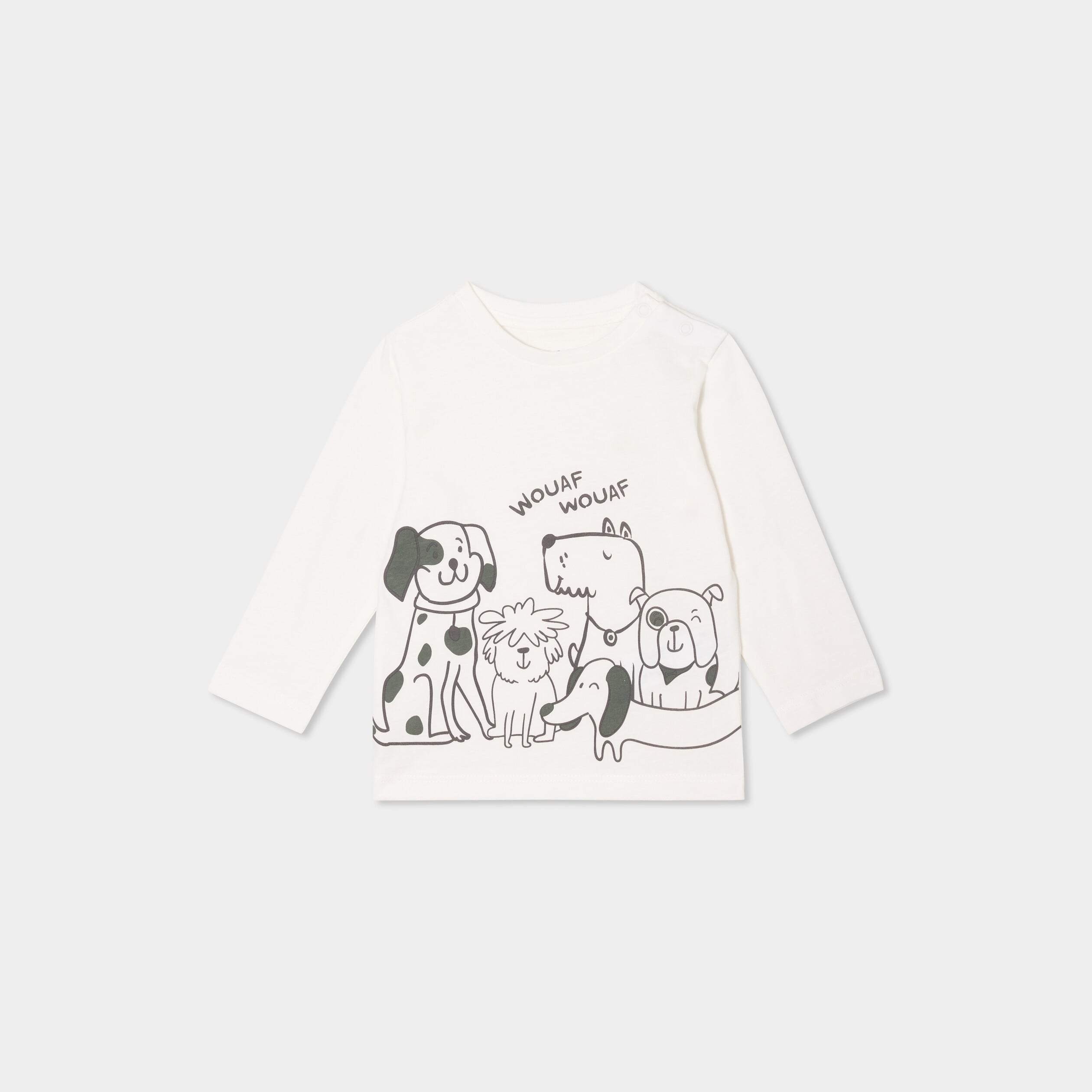 Chemise blanche garçon brodée IKKS - Élégance et confort