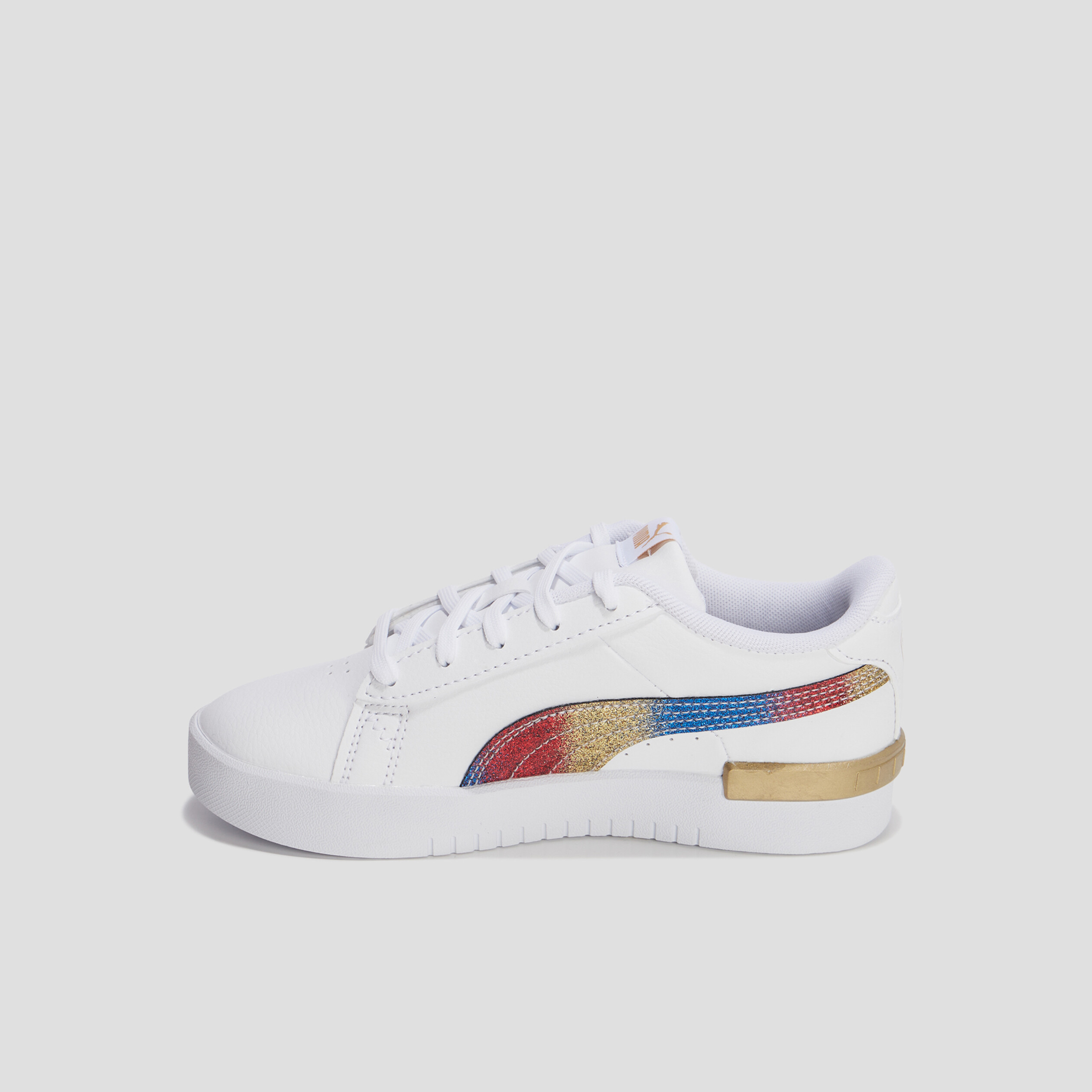 Tennis à lacets Puma Jada Olympic blanc fille