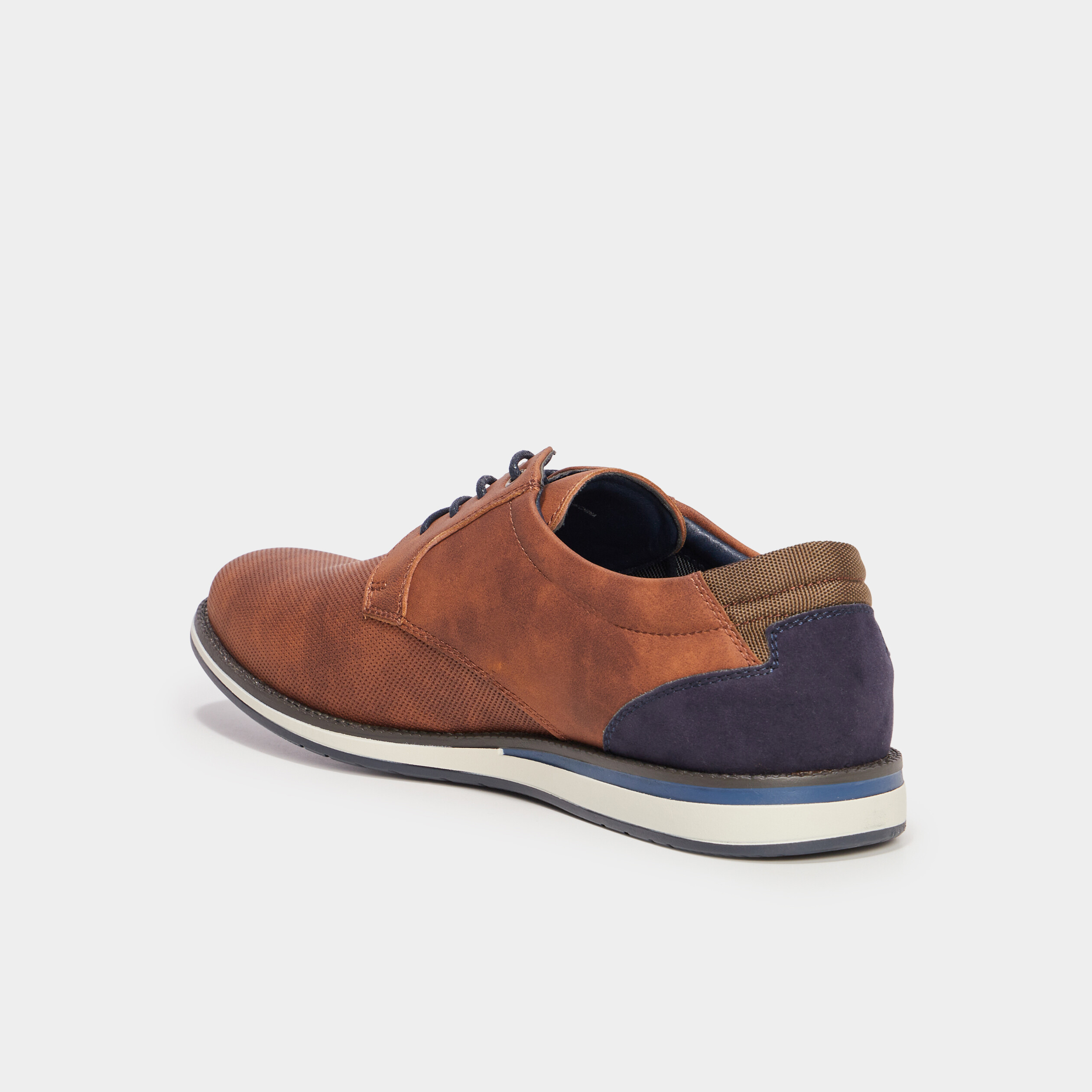 Derbies &agrave; lacets marron homme