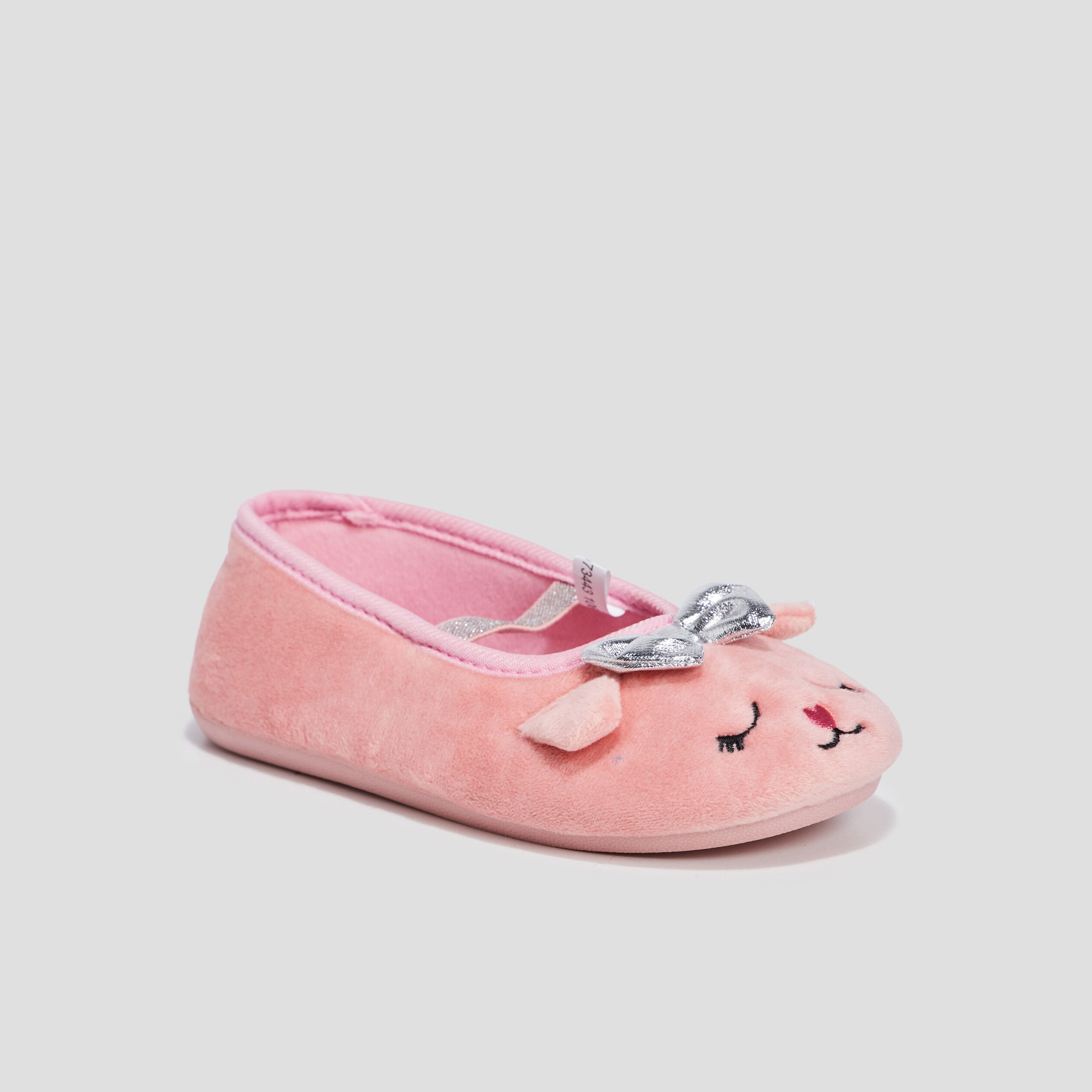 chaussons fille ballerines imprimees stitch - disney rose fille