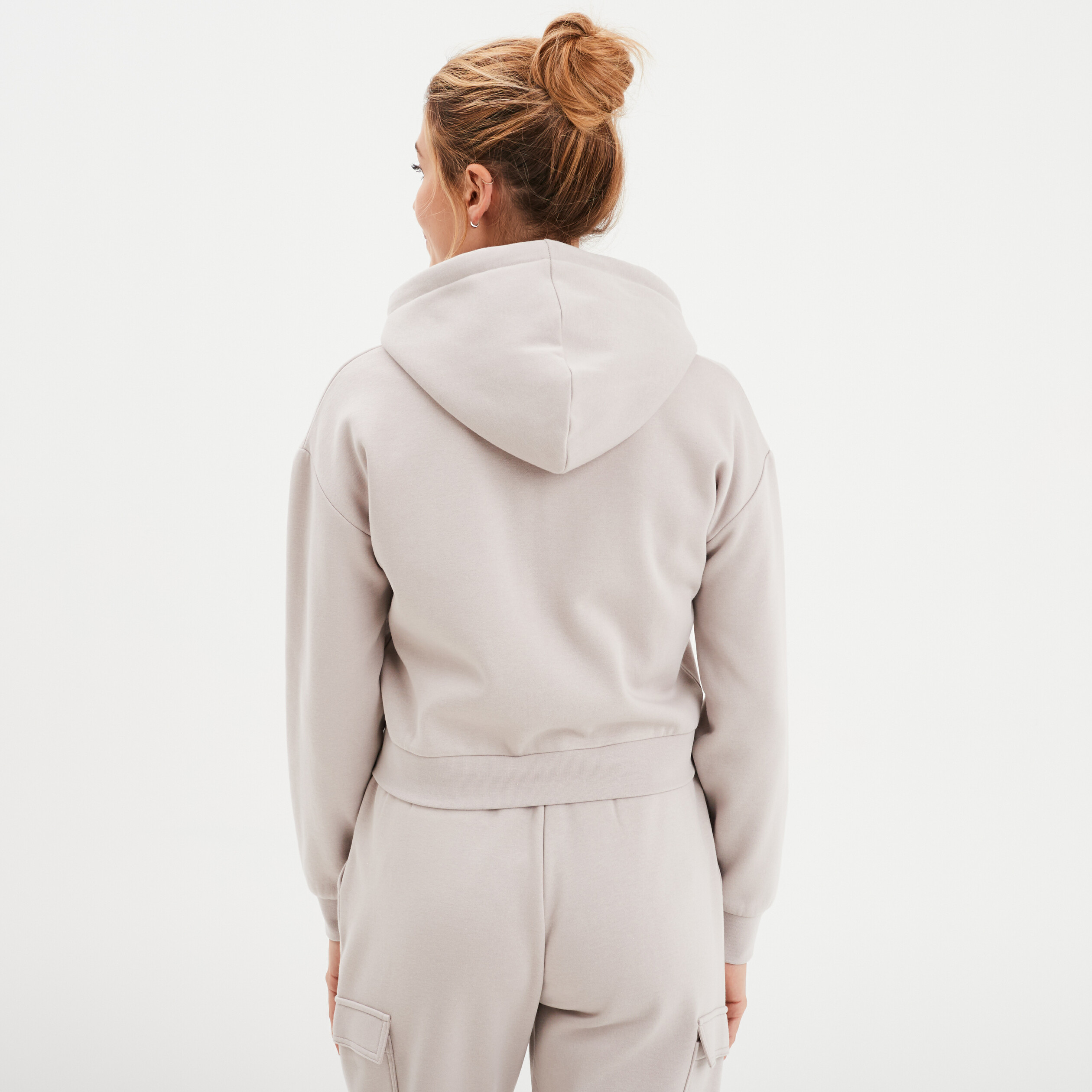 HOT Capuche Femme Sweat Court Ã Capuche Sweat Zippé à