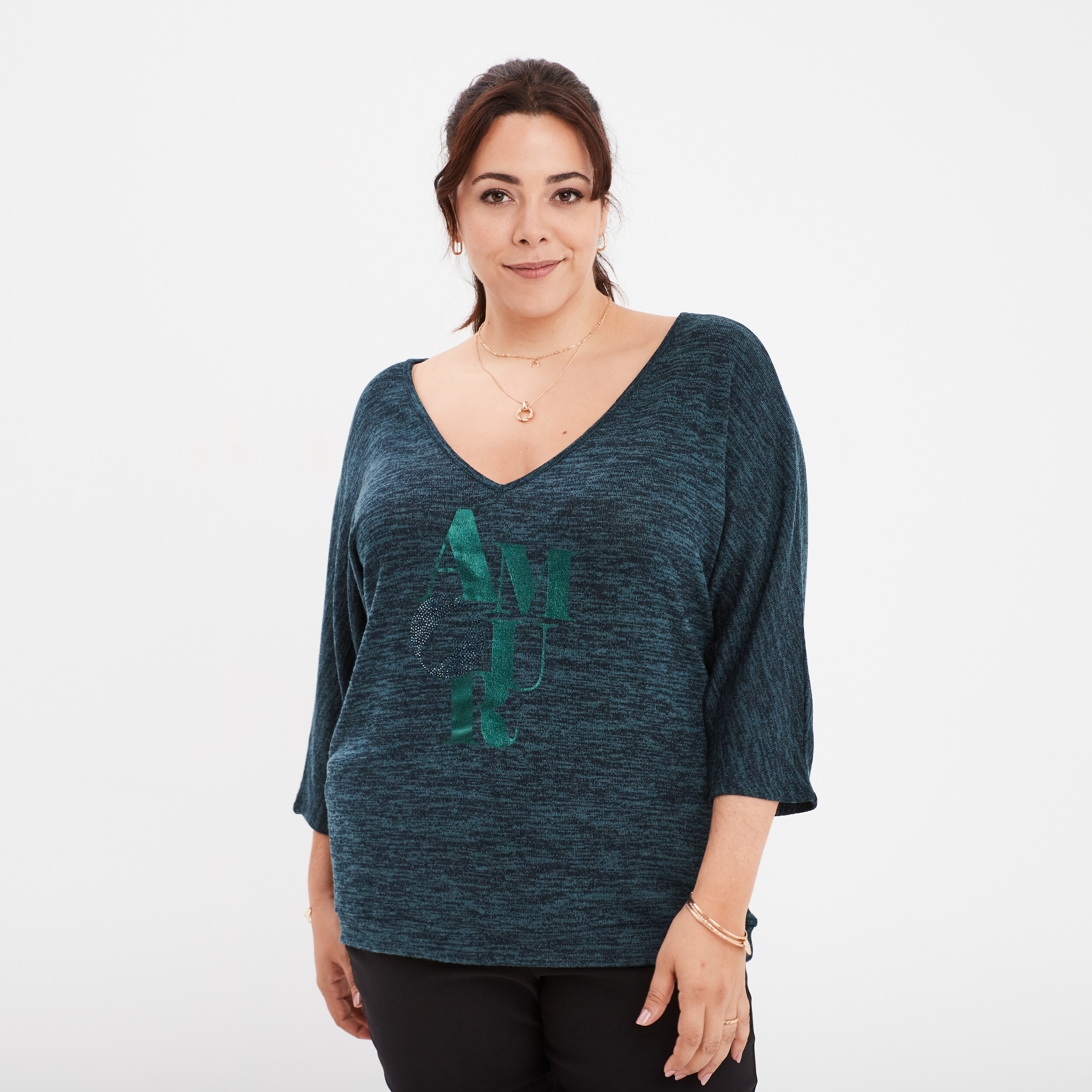 Pull chauve souris grande taille deals