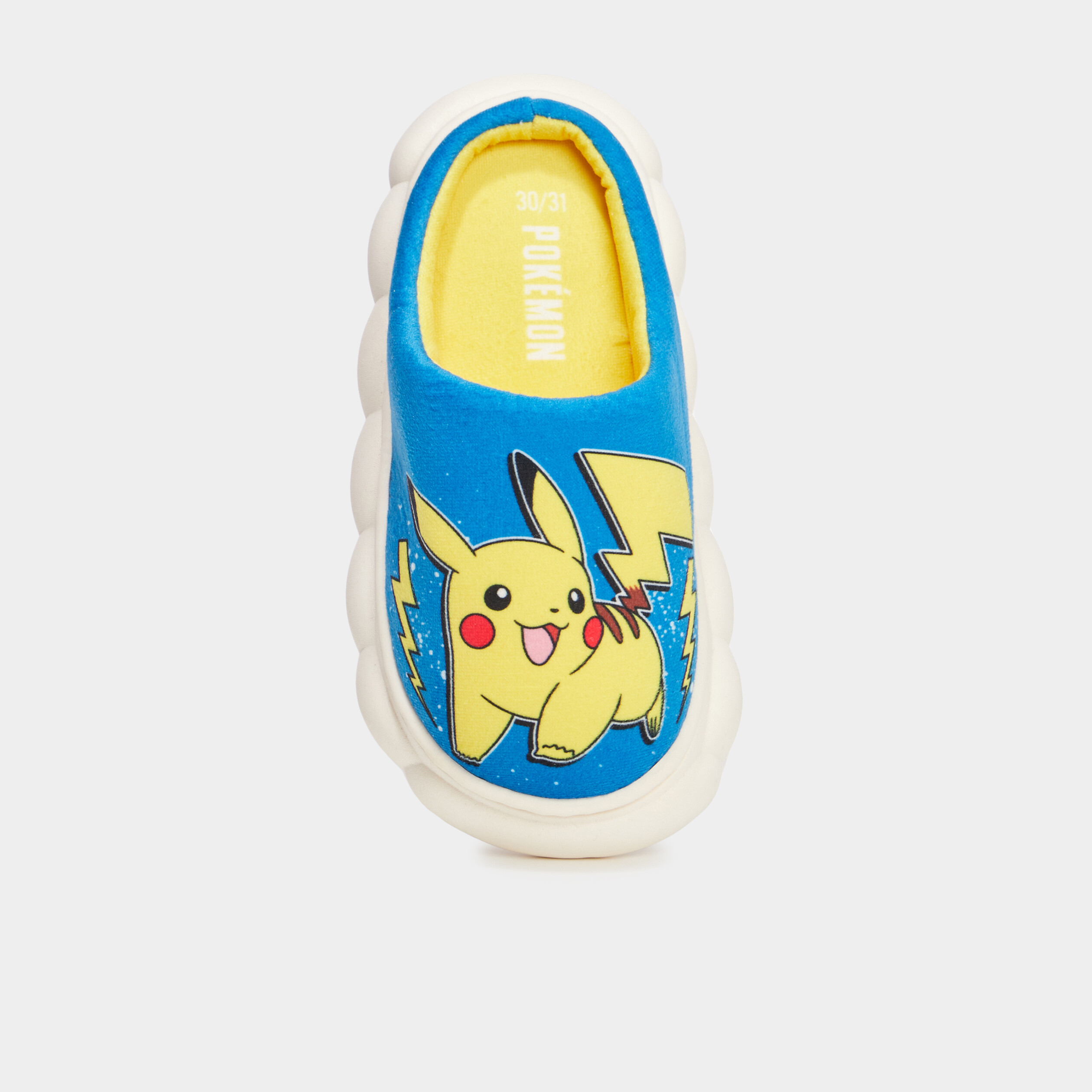 chaussons mules pokemon pikachu bleu garcon Chaussons mules Pokémon Pikachu bleu garçon