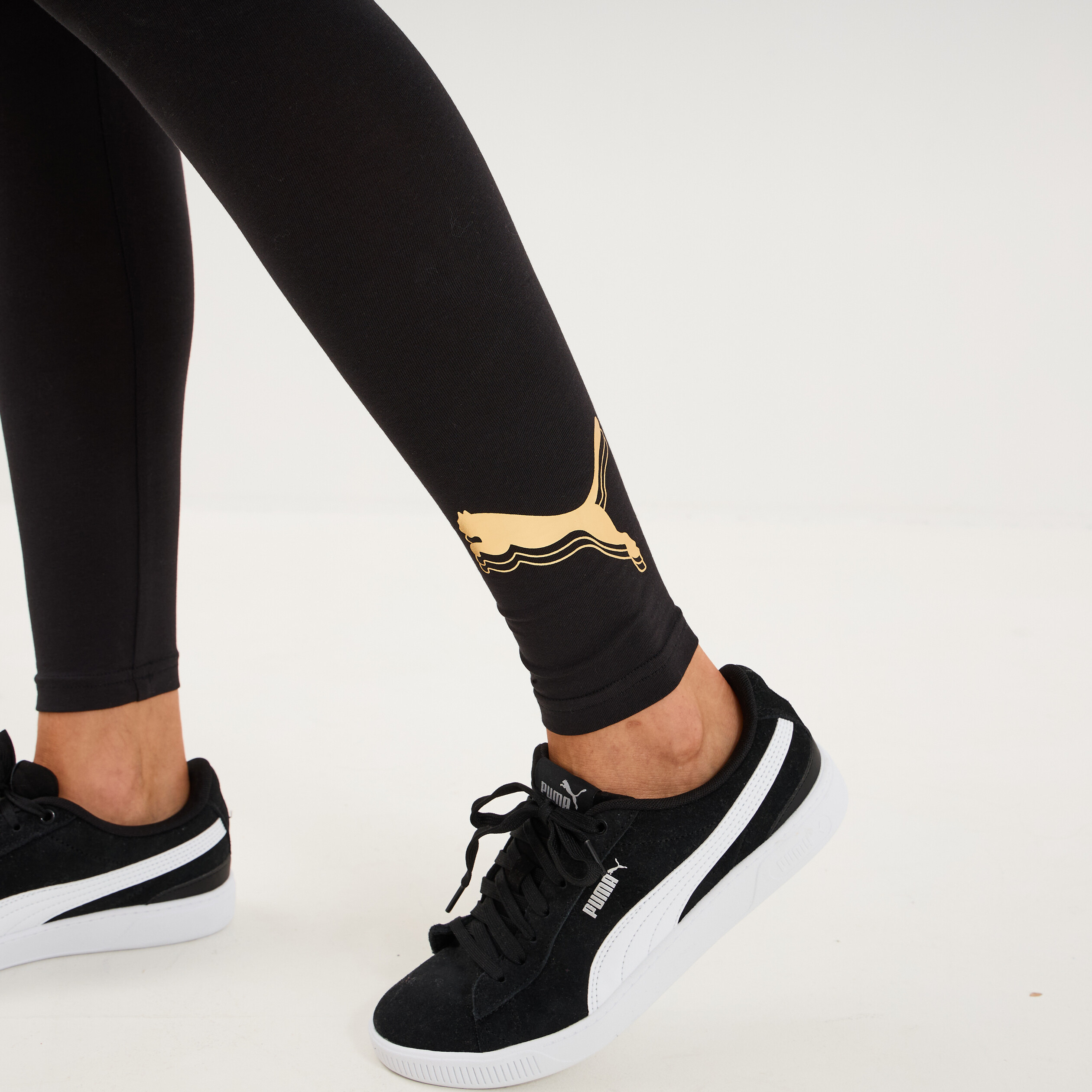 Legging stretch coton majoritaire Puma noir femme