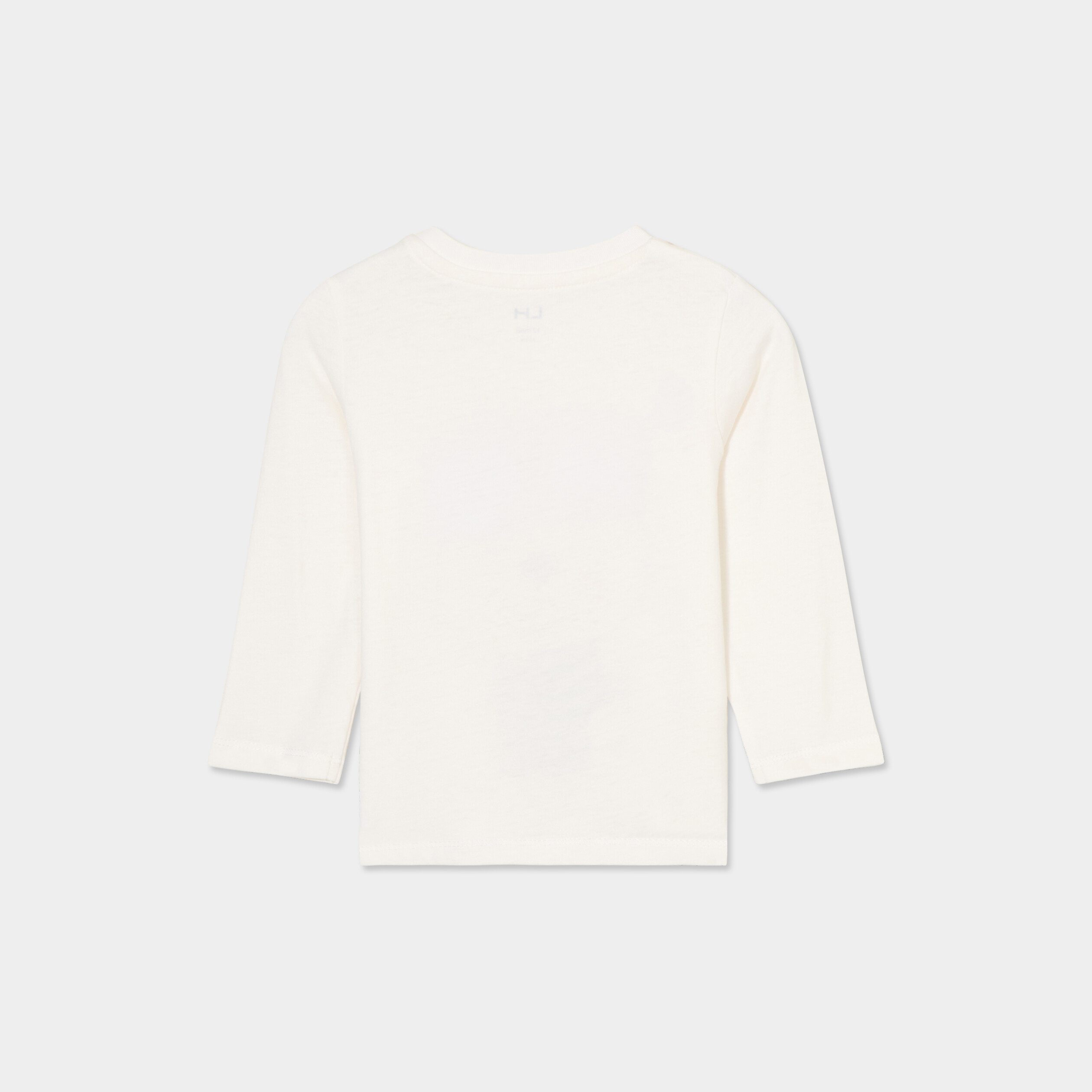 t shirt manches longues coton blanc bebeg T-shirt manches longues coton blanc bébé garçon