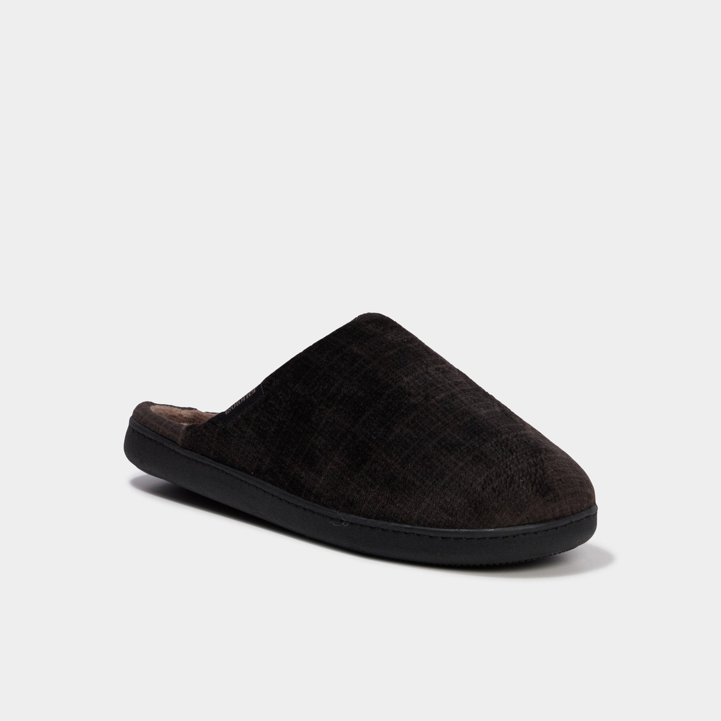 Chaussons mules Isotoner Ergonomie vert kaki homme