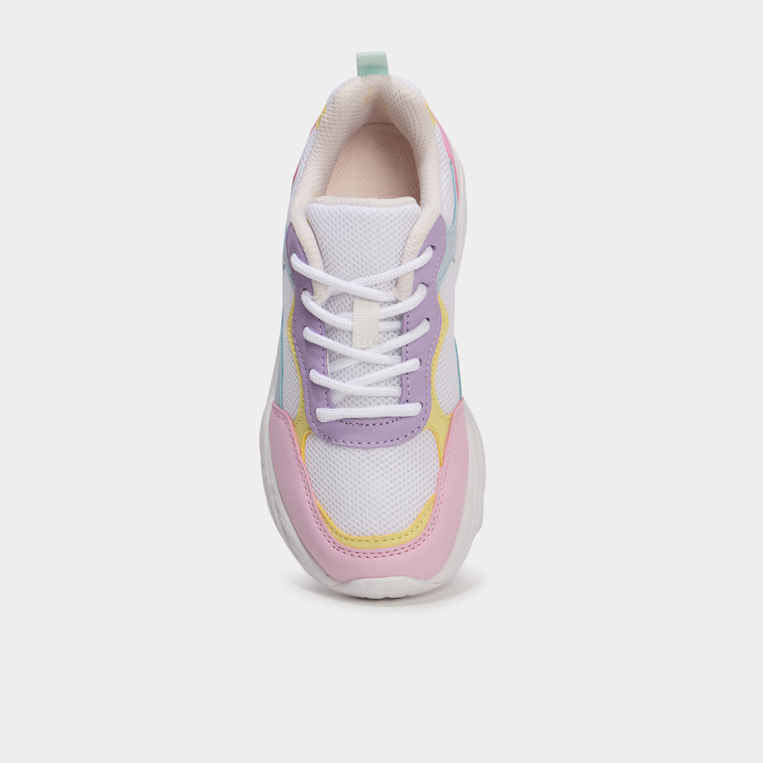Baskets running semelle m&eacute;moire de forme multicolore fille