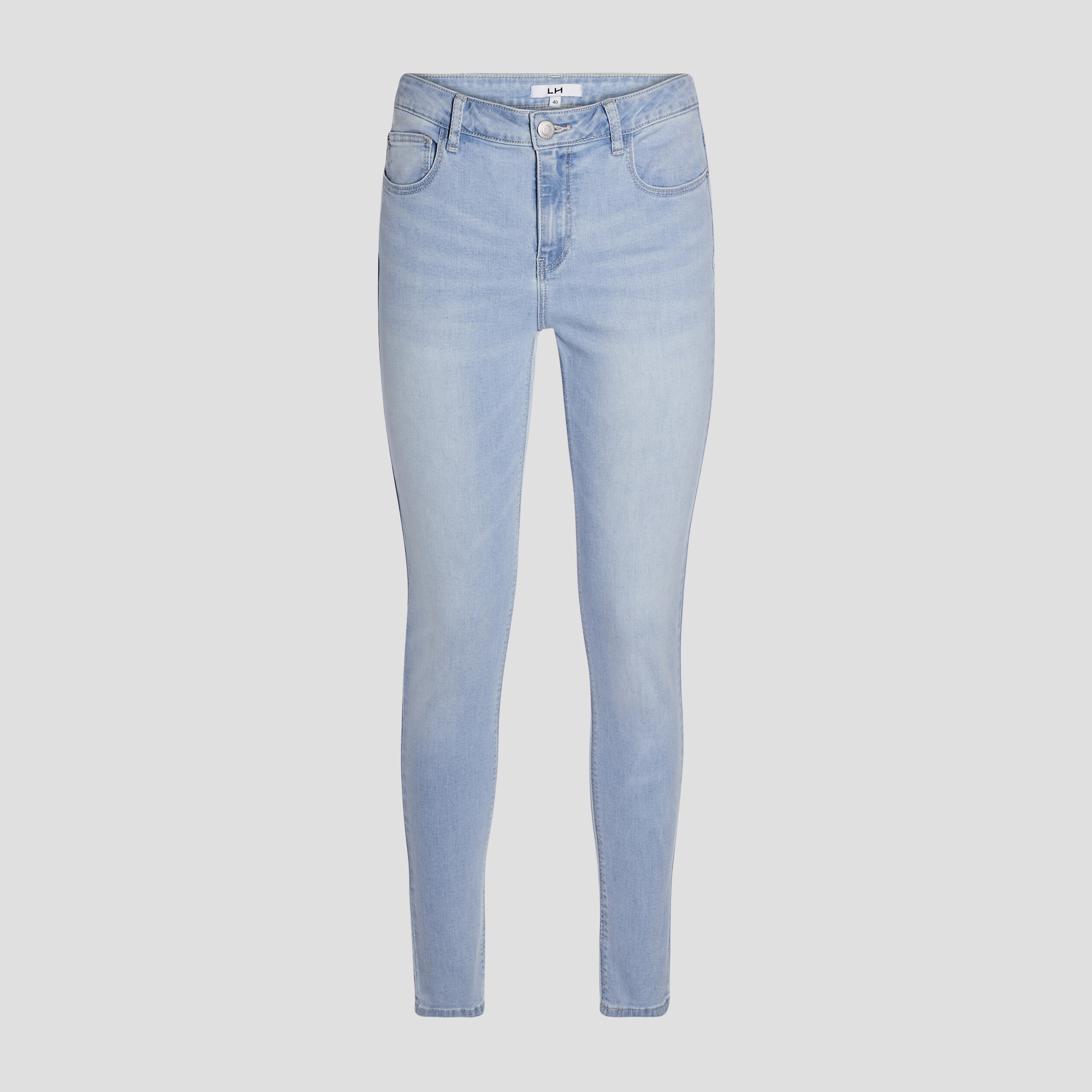 jeans skinny taille standard denim bleach femme Jeans skinny taille standard denim bleach femme