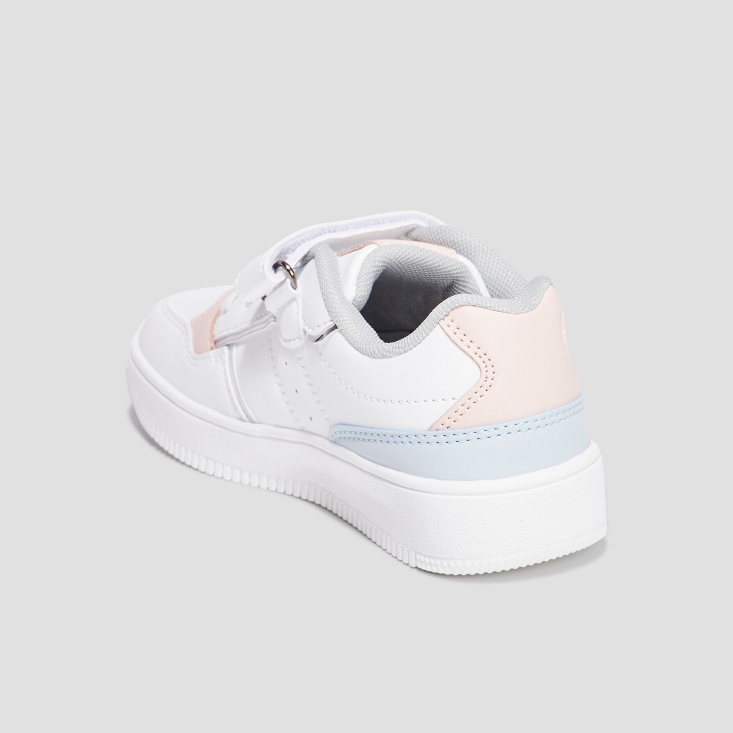 tennis basses a scratchs creeks iconic blanc fille Tennis basses à scratchs Creeks Iconic blanc fille
