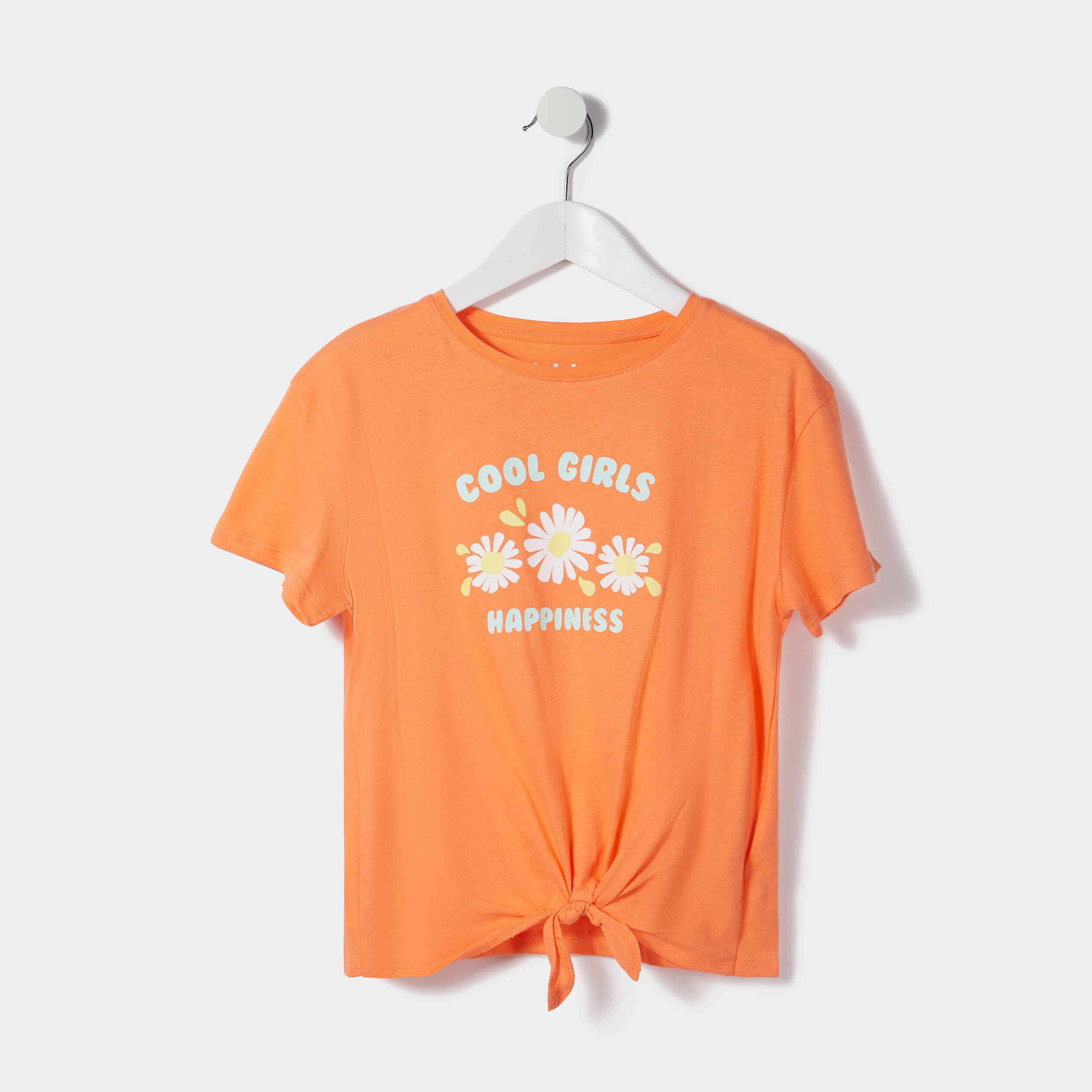 Tee shirt fille orange 2025
