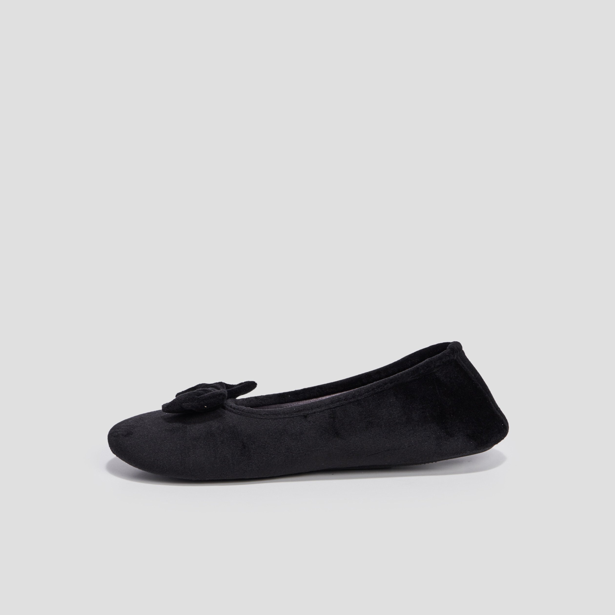 chaussons ballerines isotoner noir femme Chaussons ballerines Isotoner noir femme