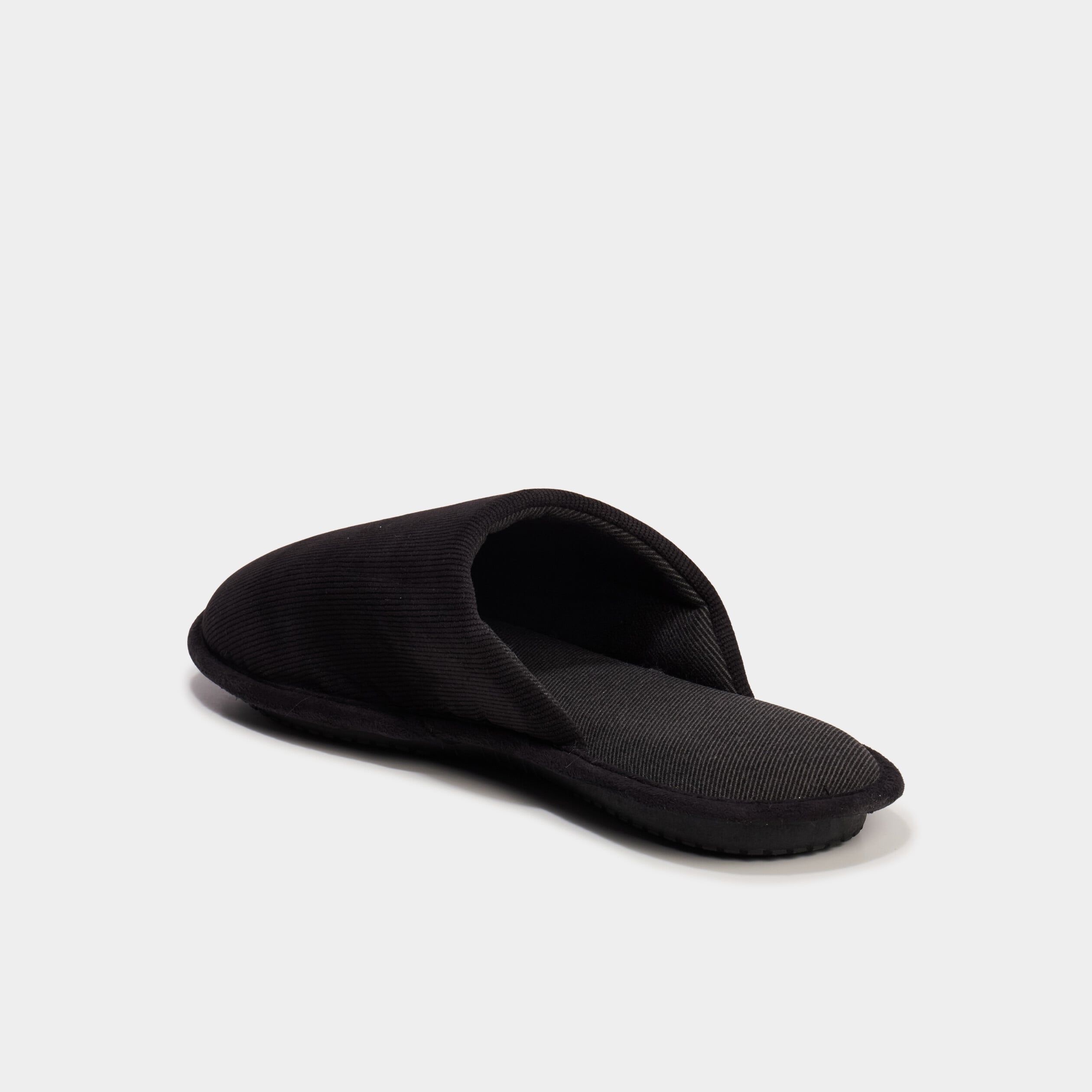 Chaussons mules noir homme