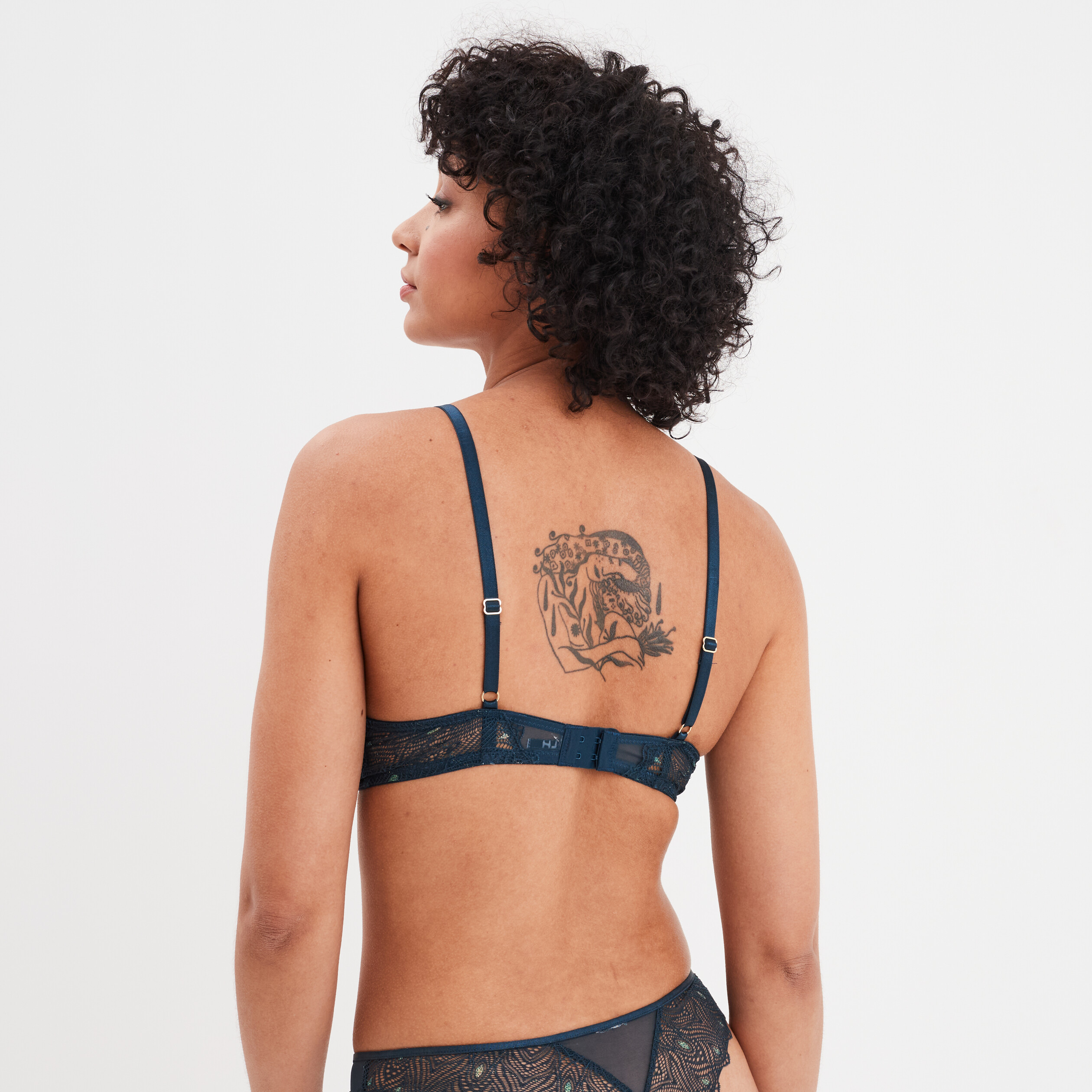 soutien gorge emboitant padde dentelle bleu canard femme Soutien-gorge emboîtant paddé dentelle bleu canard femme