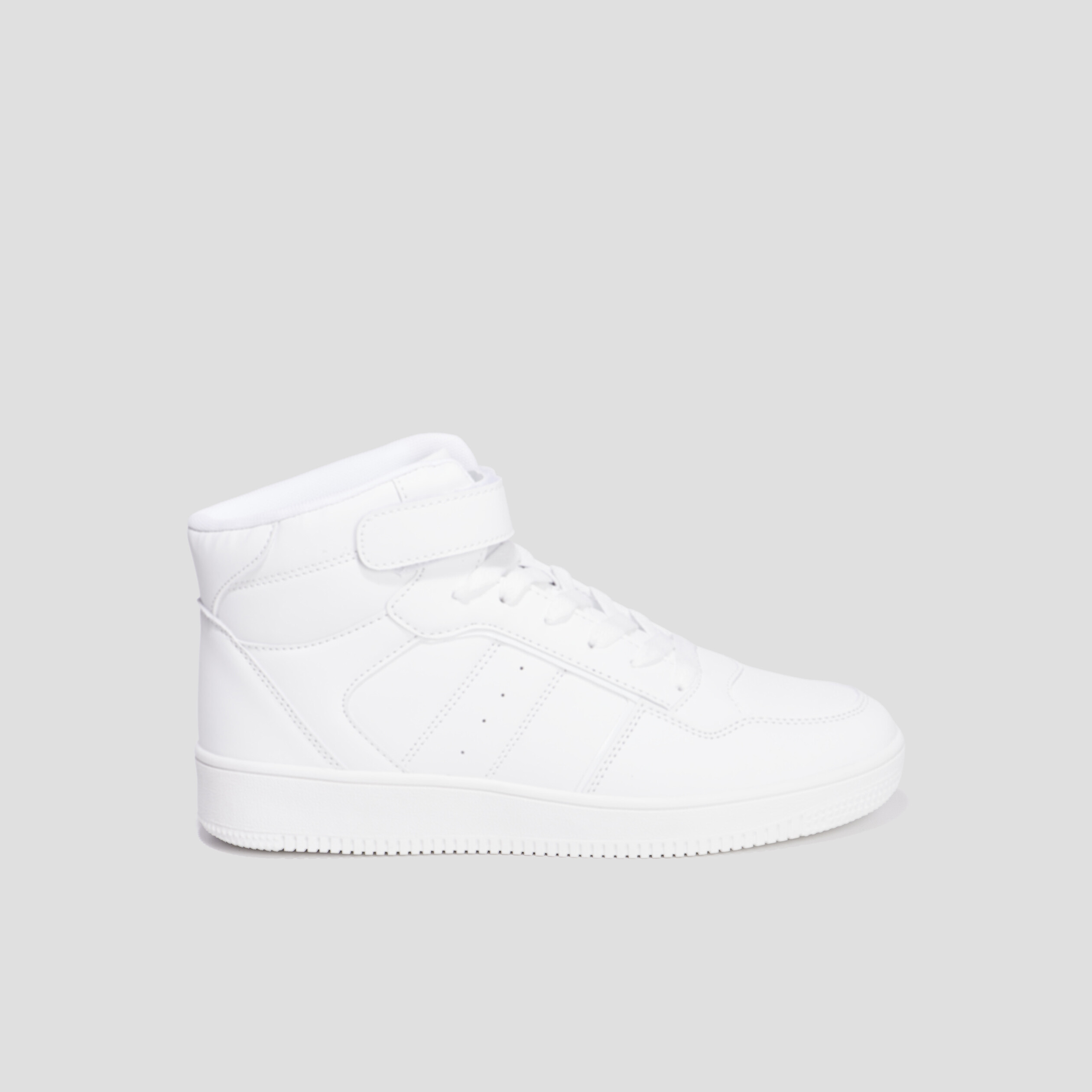 baskets montantes a scratch creeks blanc femme Baskets montantes à scratch Creeks blanc femme