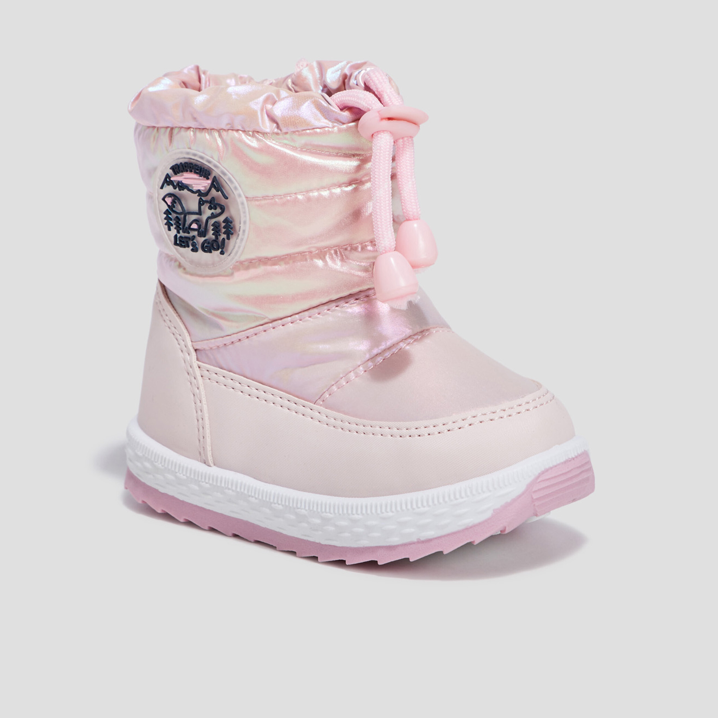 Bottes de neige rose mixte La Halle