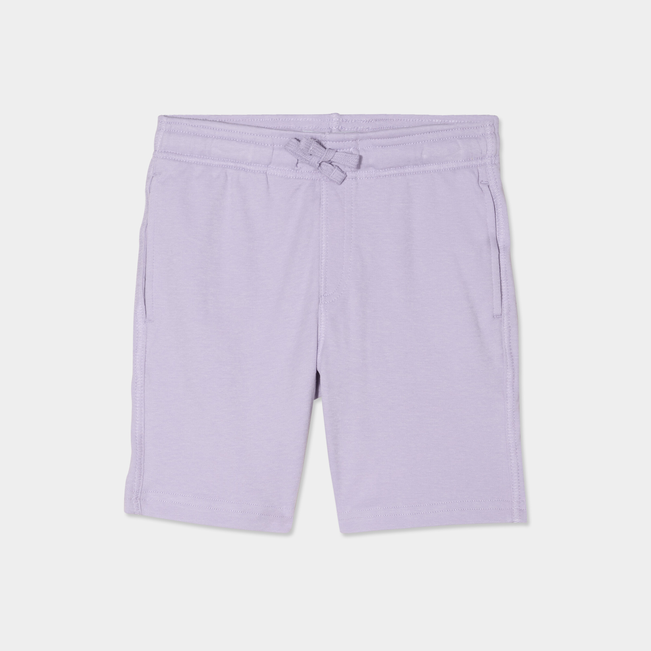 Short jogging droit taille &eacute;lastiqu&eacute;e mauve gar&ccedil;on