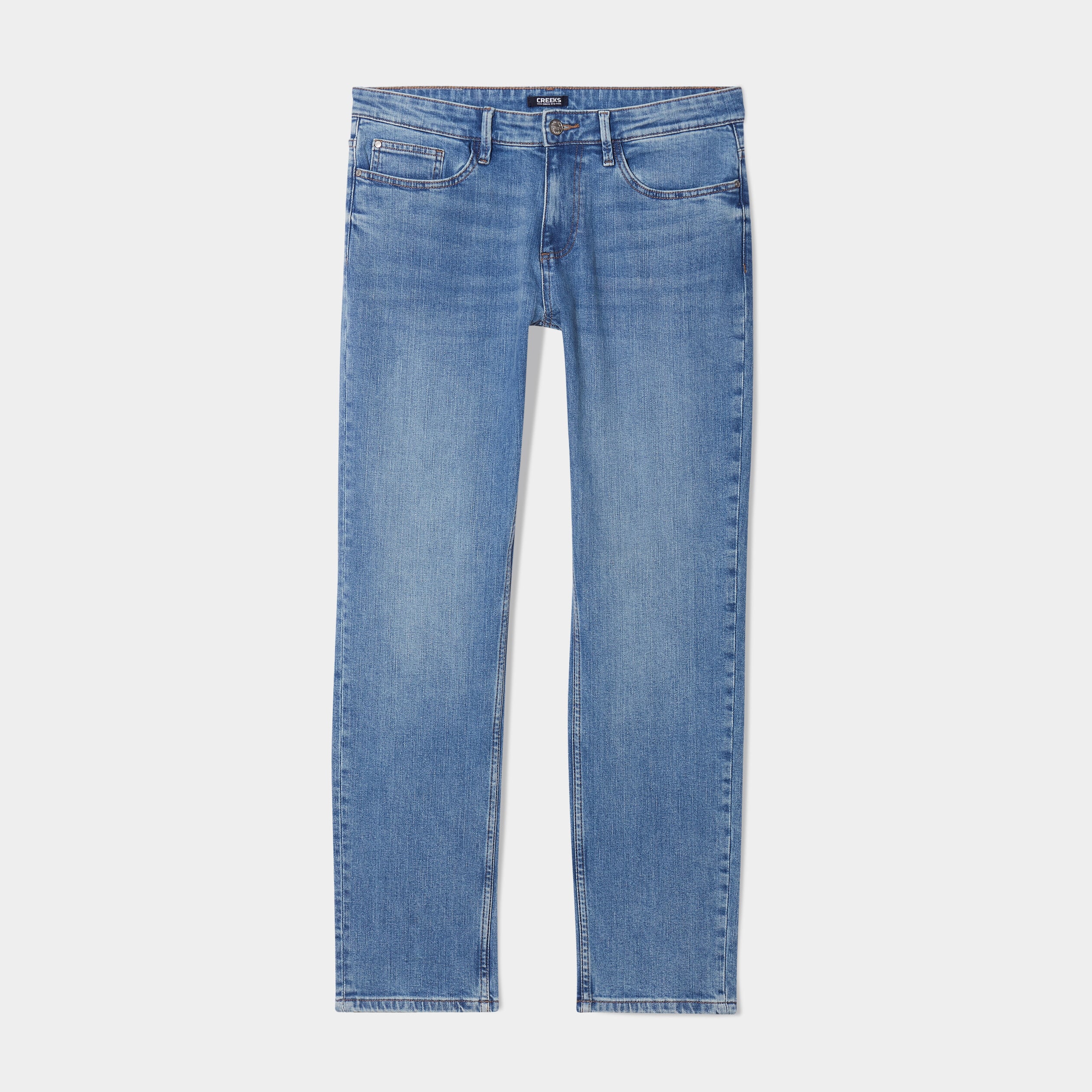 Jeans regular 5 poches denim double stone homme