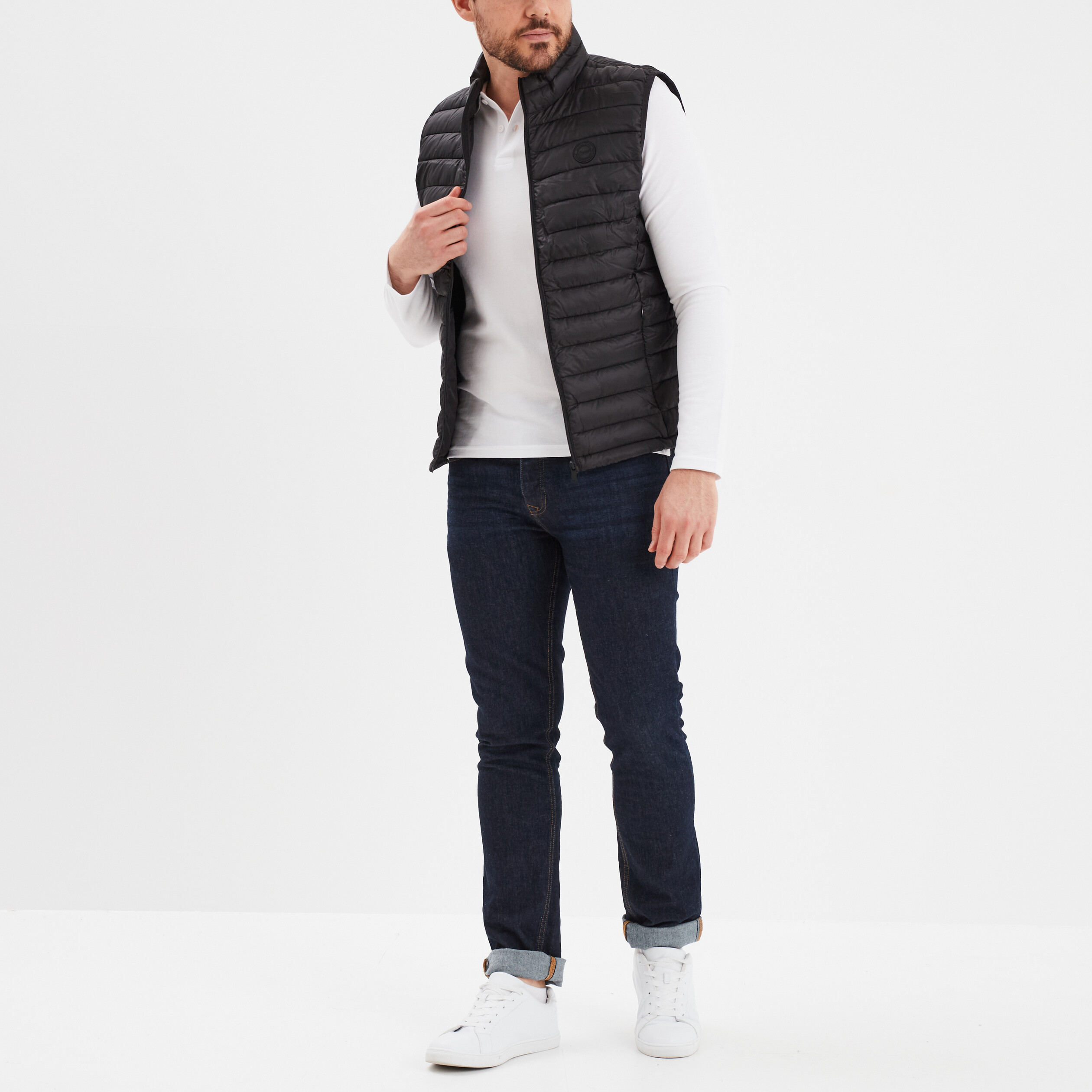 Gilet Percko Pour Homme - Soulage Mal De Dos, Tenseurs Brevetés, Taille L | Noir
