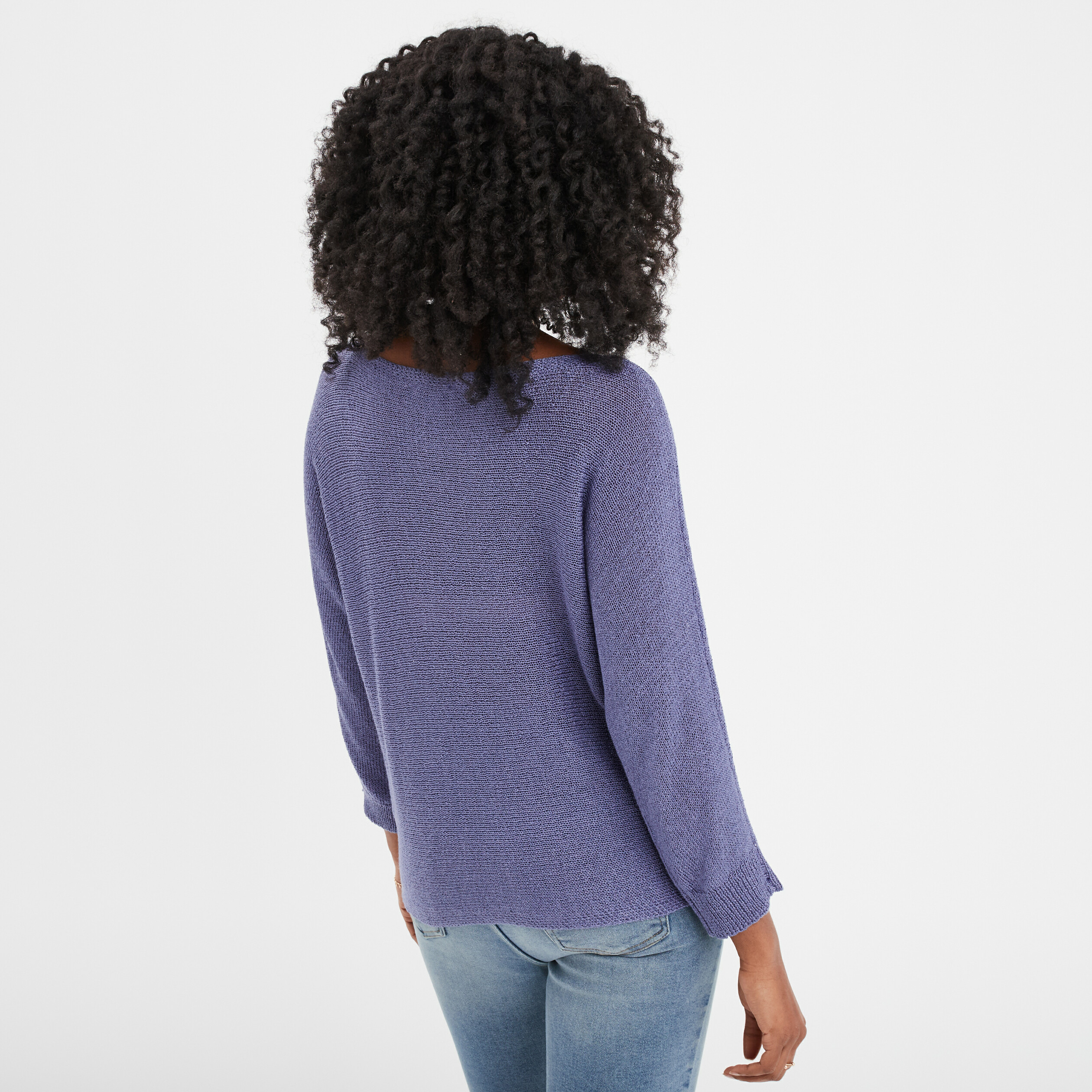 pull manches longues violet fonce femme Pull manches longues violet foncé femme