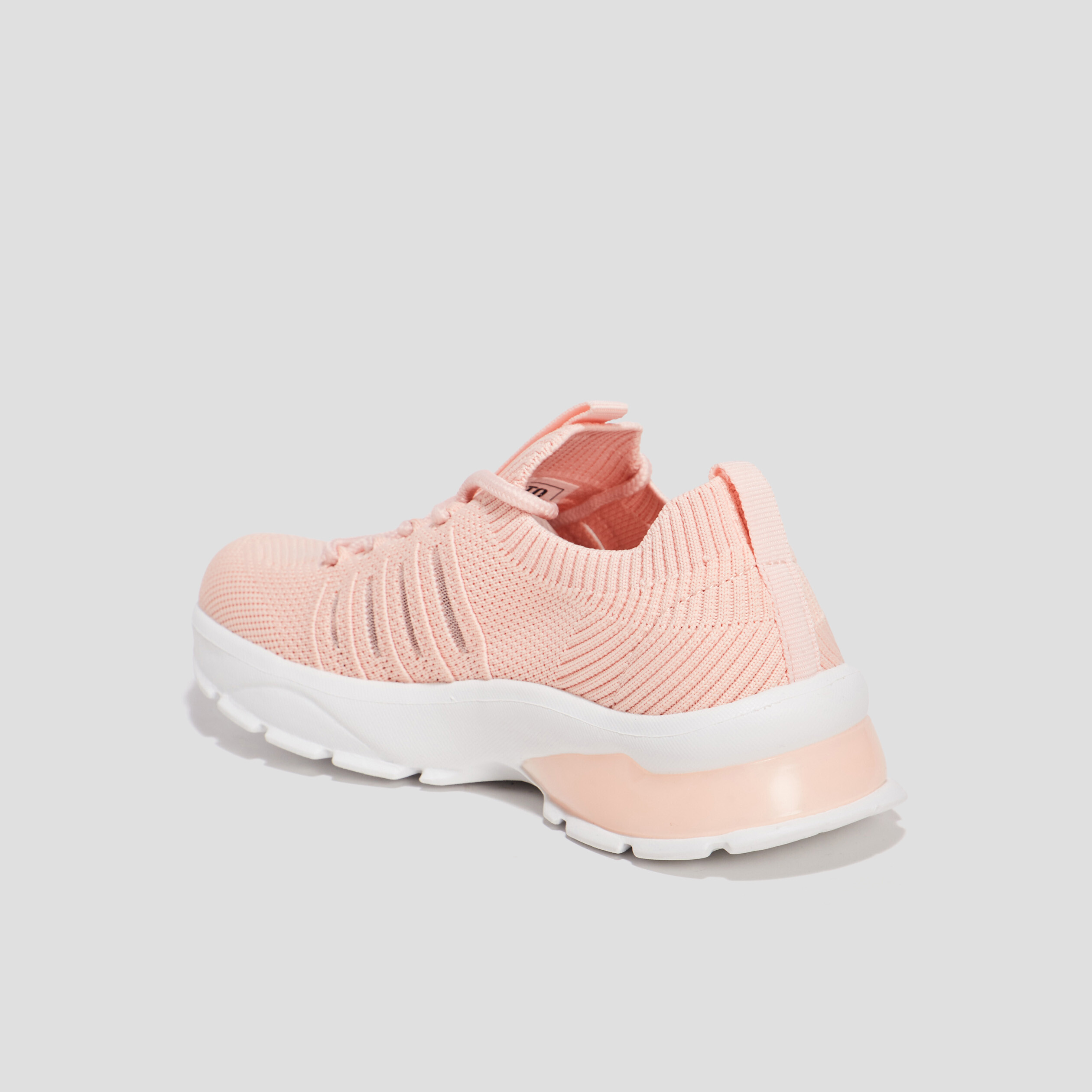 Baskets running &agrave; lacets Liberto rose fille