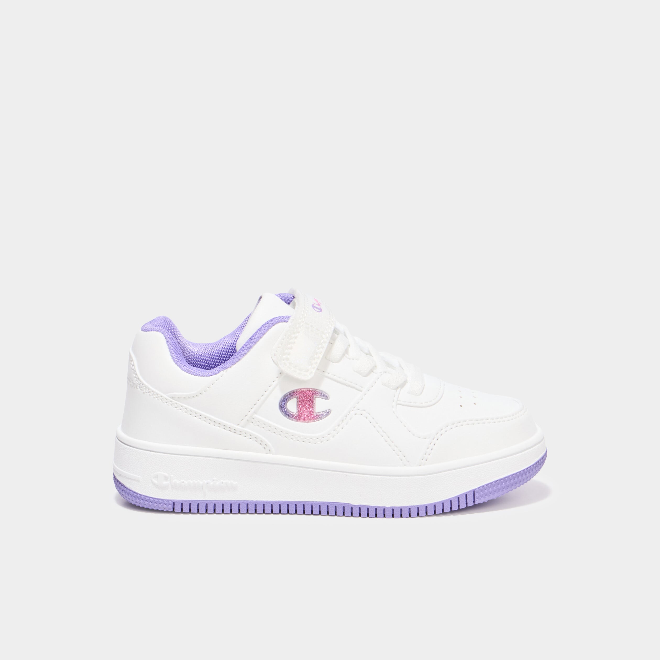 Tennis &agrave; scratchs Champion RD18 LOW violet fille