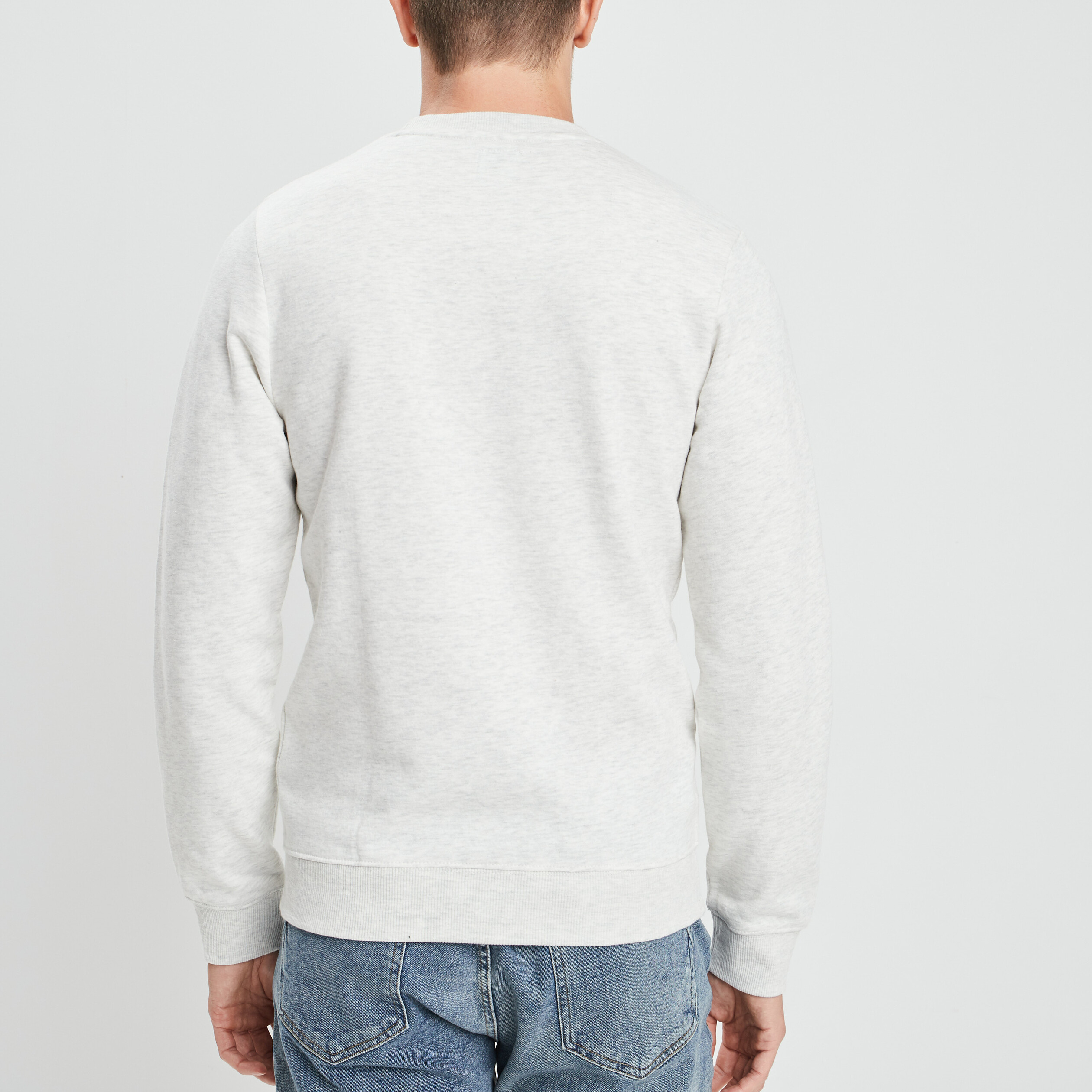 sweat a col rond creeks ivoire homme Sweat à col rond Creeks ivoire homme