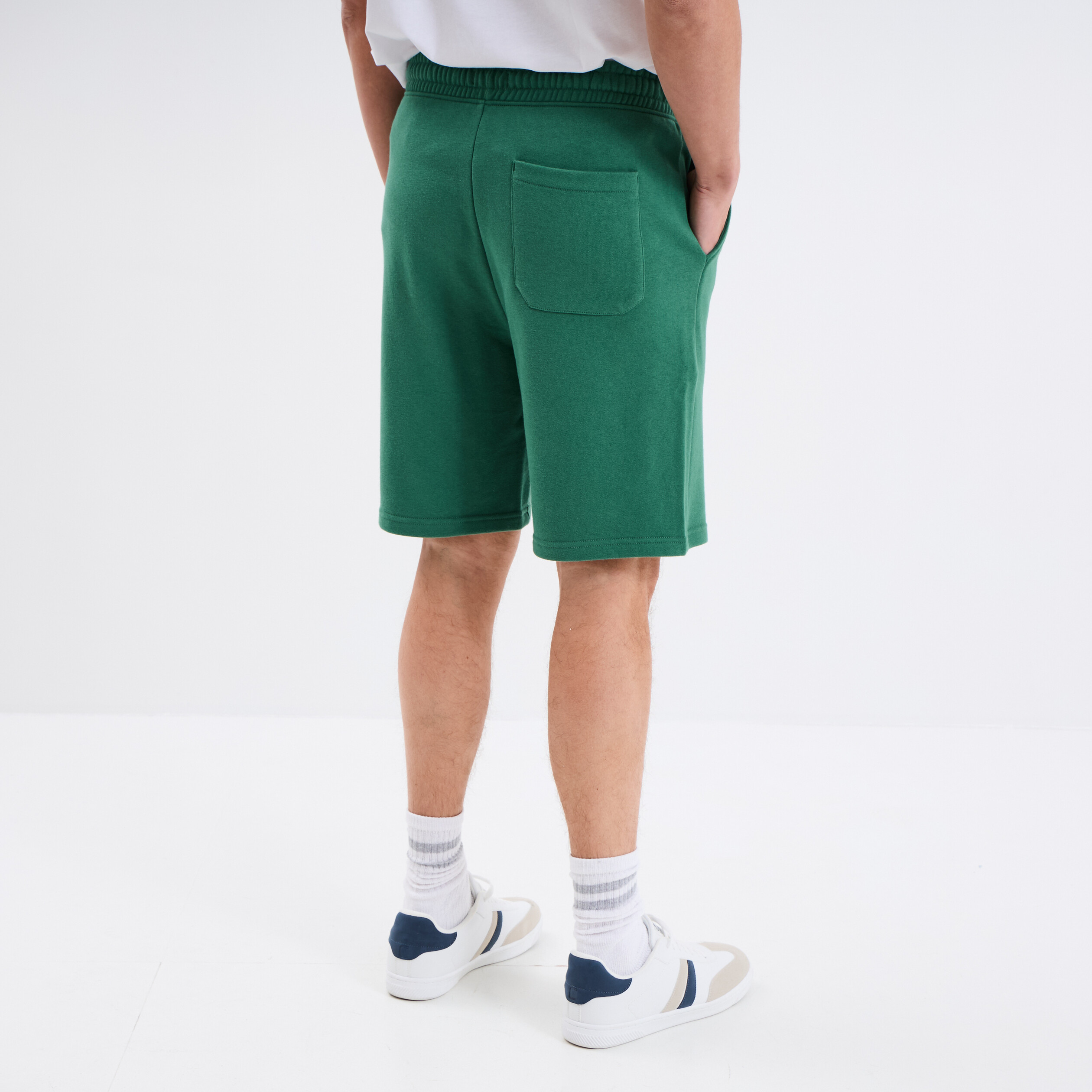 short de jogging en molleton vert menthe homme Short de jogging en molleton vert menthe homme