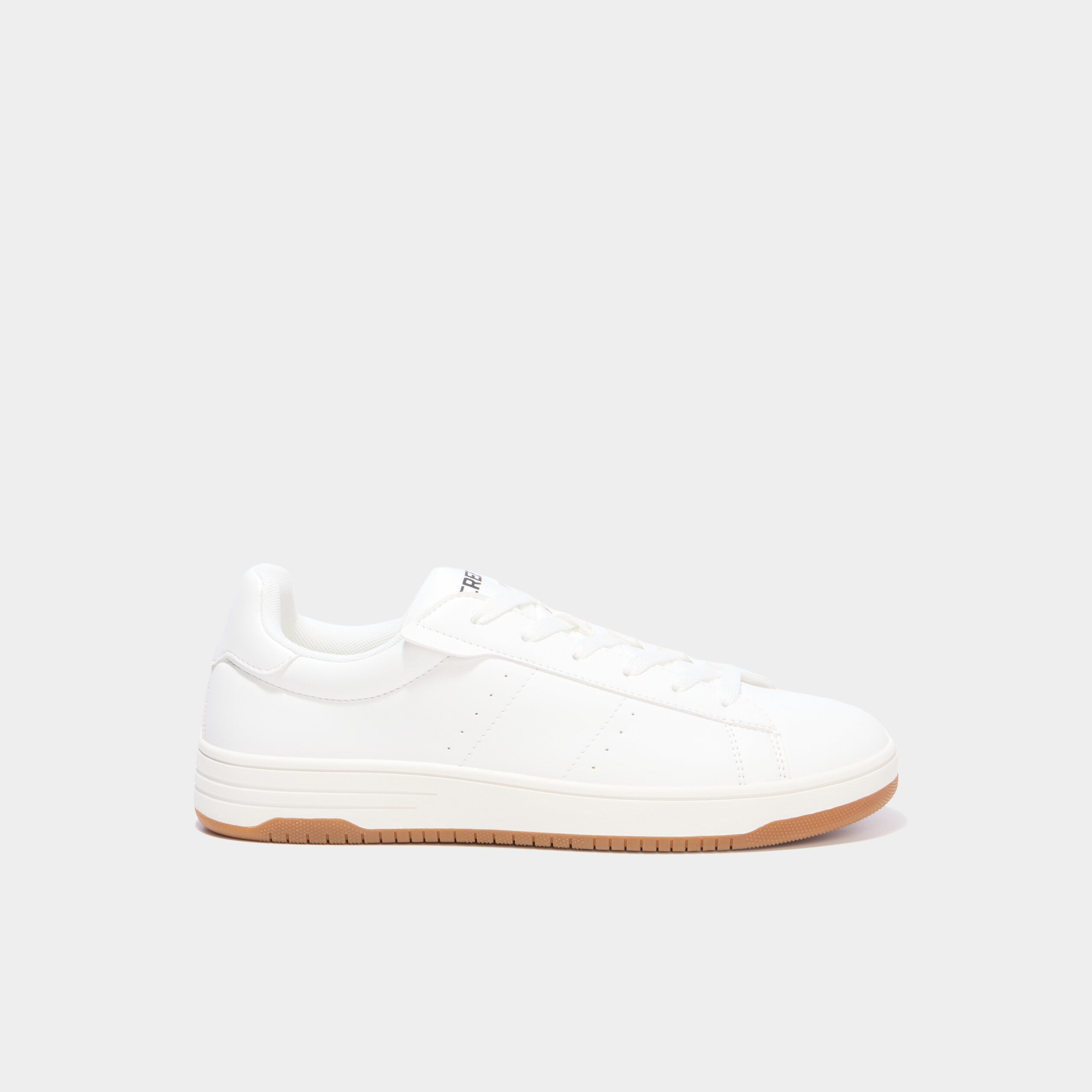 Tennis basses avec lacets blanc homme