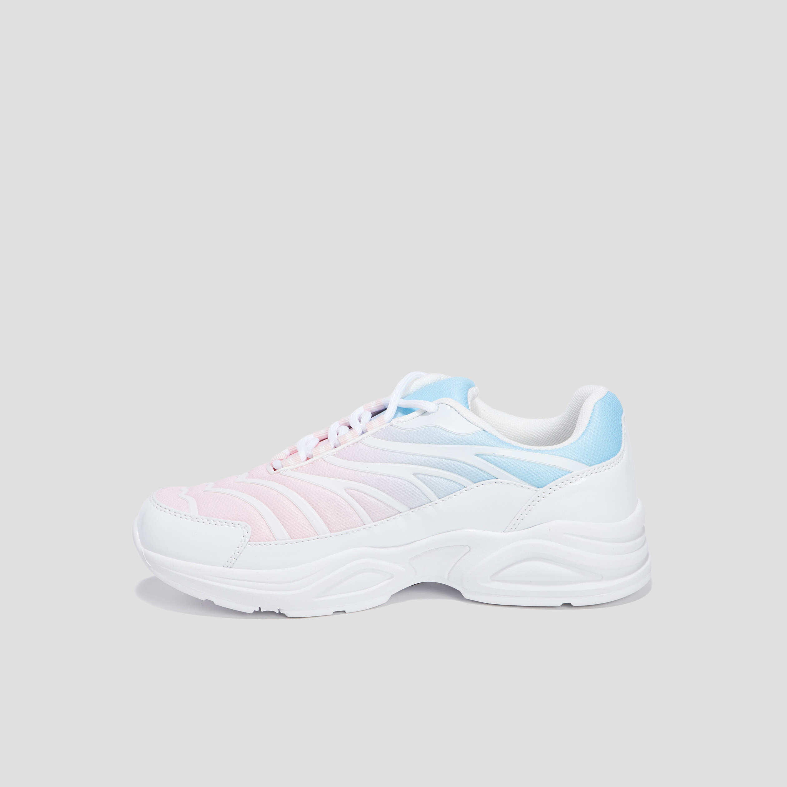 Baskets running lacets Liberto multicolore fille