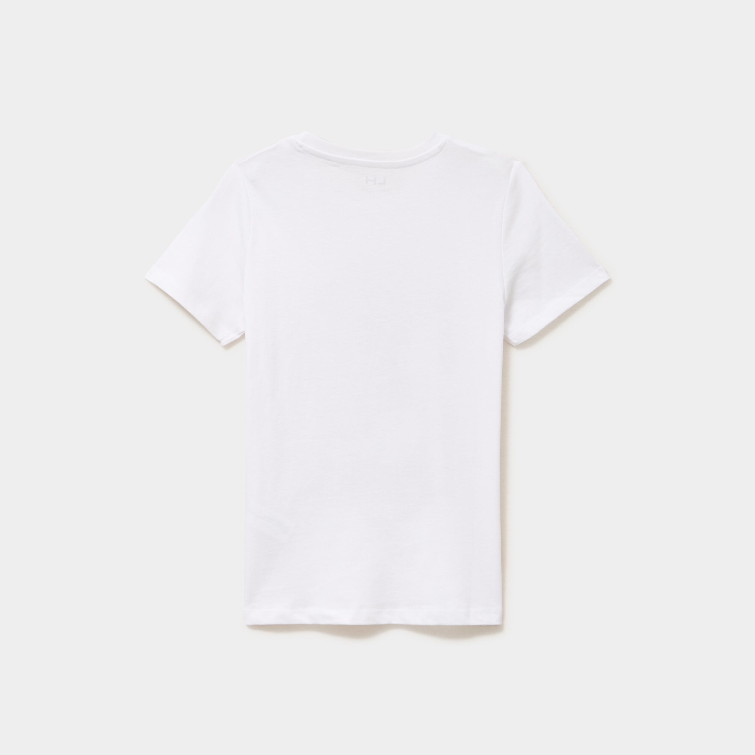 T-shirt &agrave; manches courtes coton blanc gar&ccedil;on