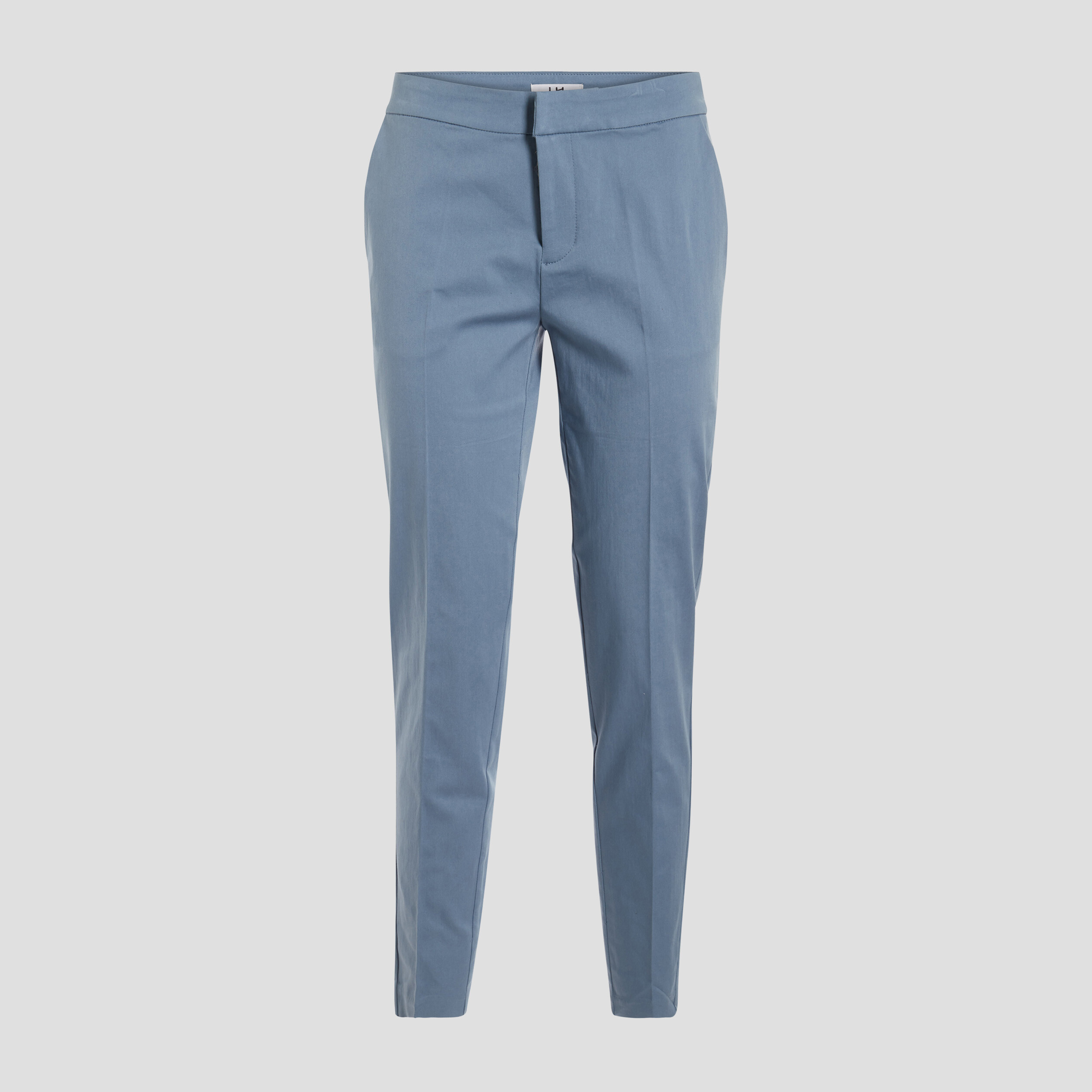 pantalon cigarette taille normale bleu gris femme Pantalon cigarette taille normale bleu gris femme