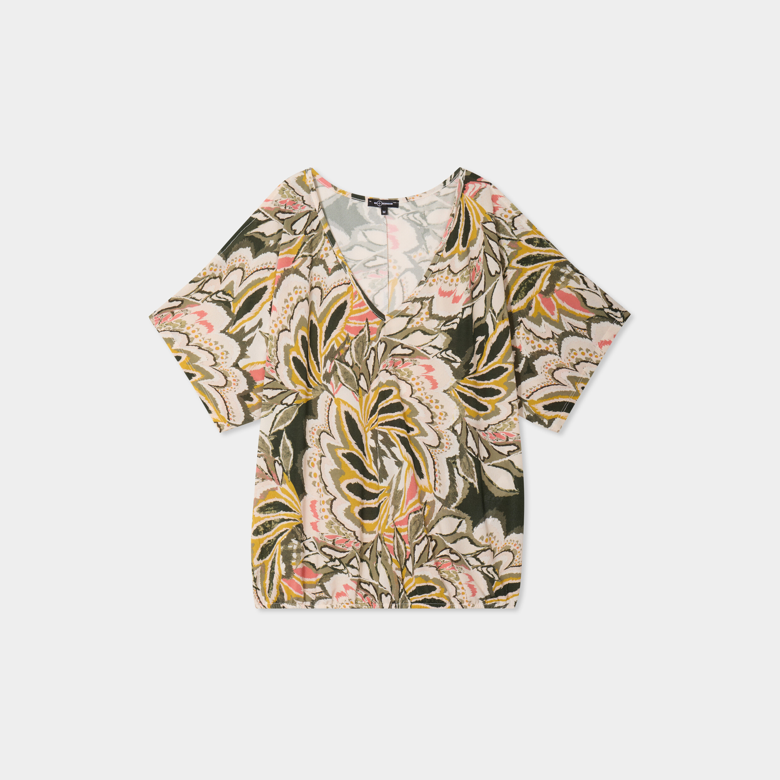 t shirt manches courtes amples multicolore femme T-shirt manches courtes amples multicolore femme
