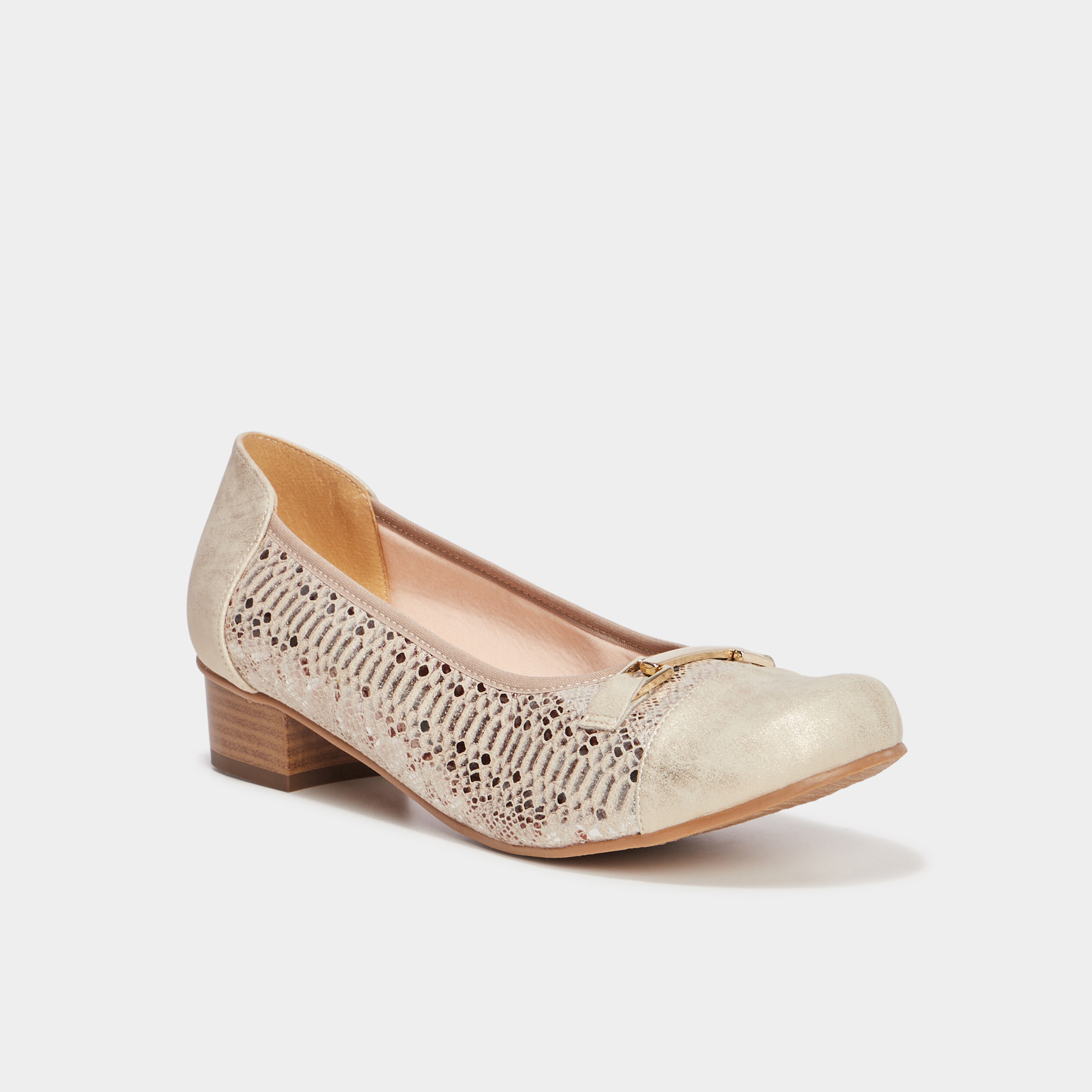 Ballerines pied large Confortissimo sable femme La Halle