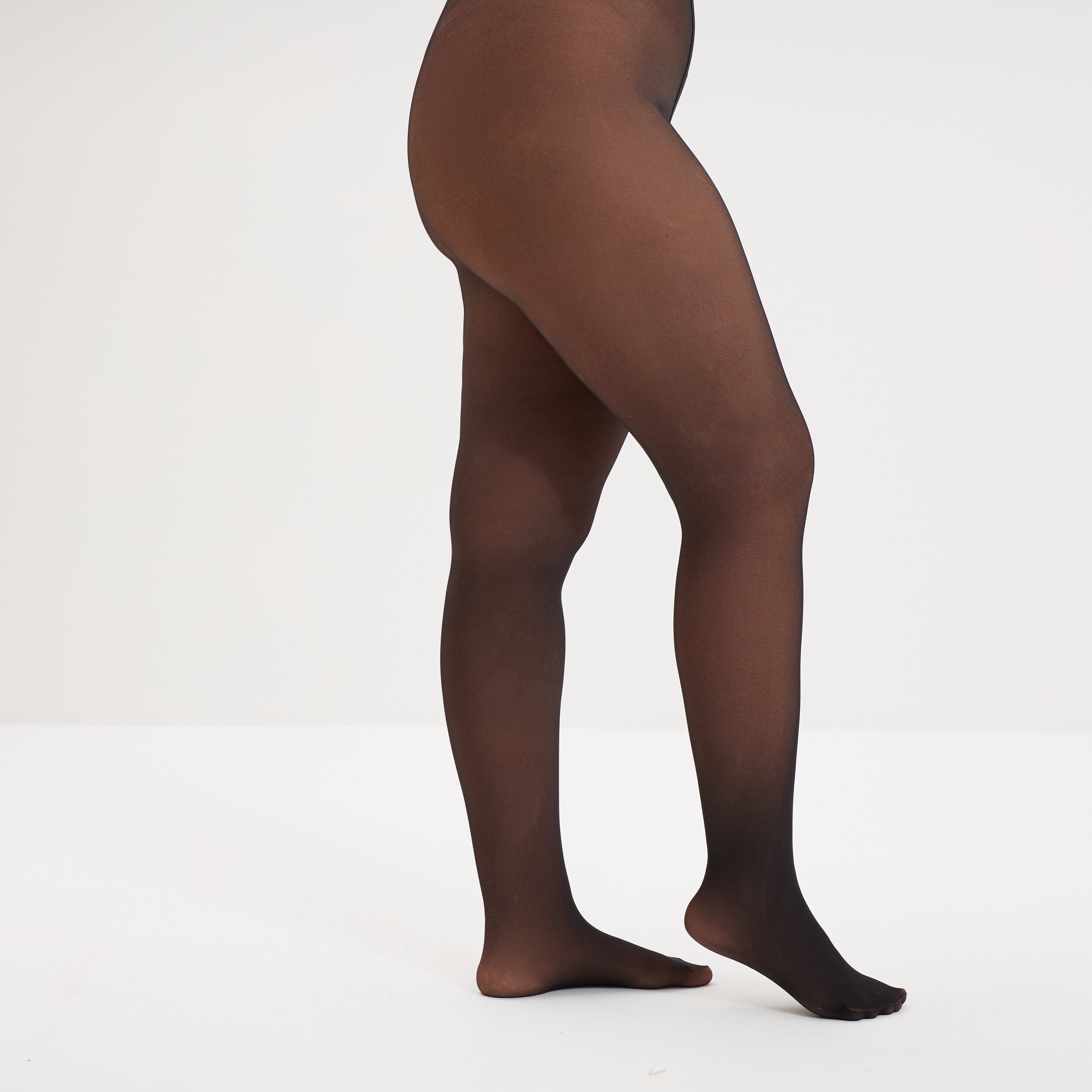 Collant doubl&eacute; int&eacute;rieur chaud 80D noir femme