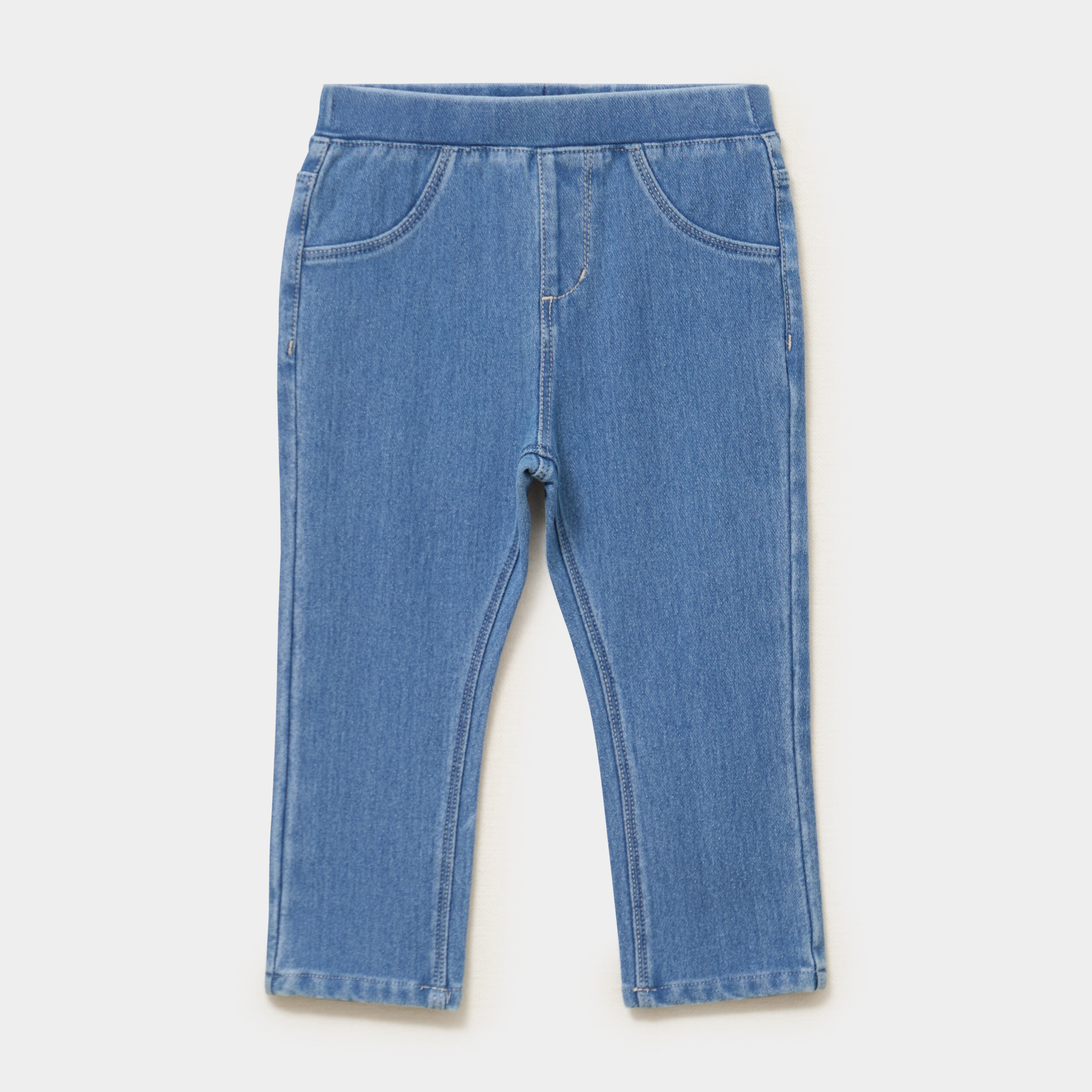 Tregging en jean coton majoritaire denim stone b&eacute;b&eacute; fille