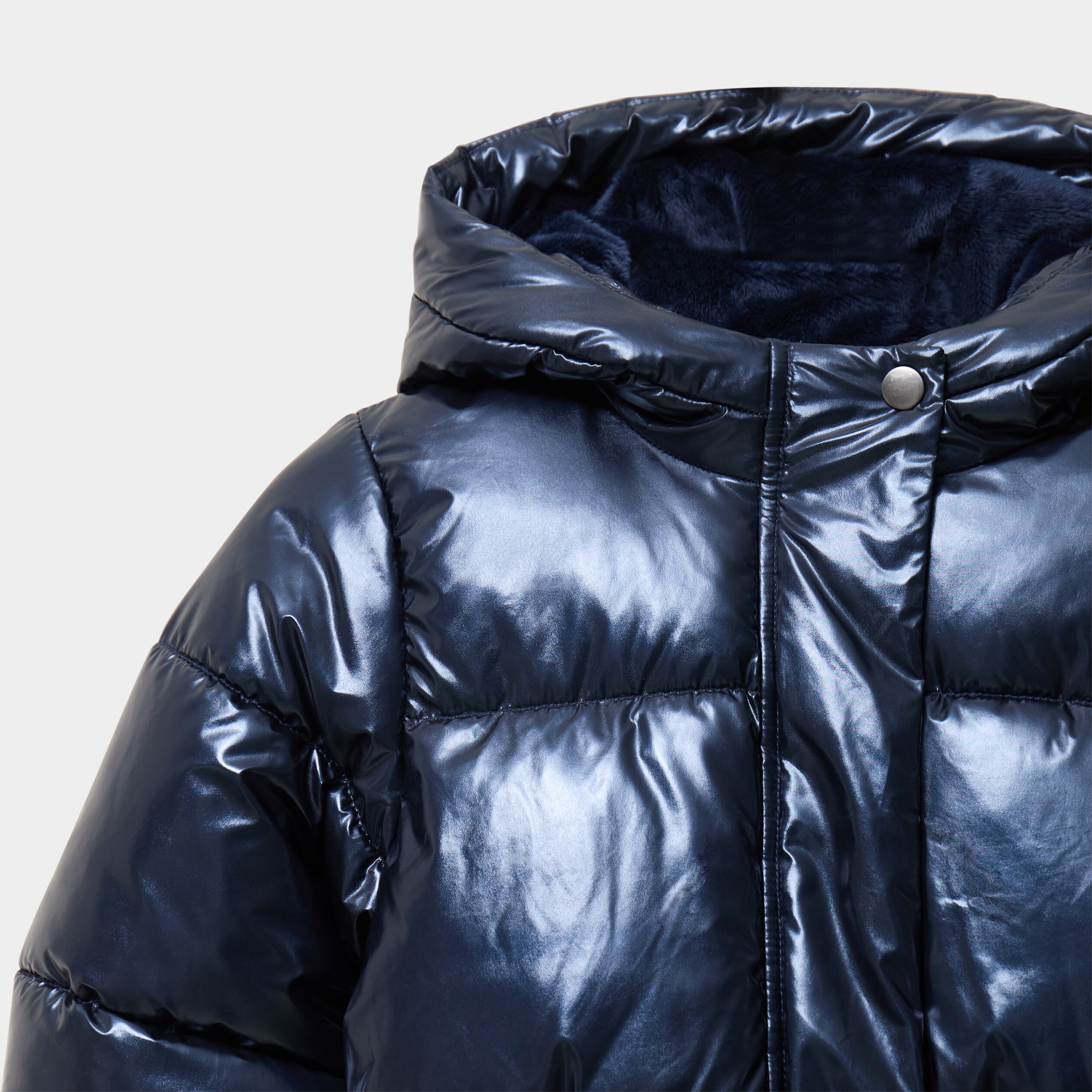 Jupe Longue Moulante Doublée Bleu Marine À Taille Froncée | Ensembles | PLT FR