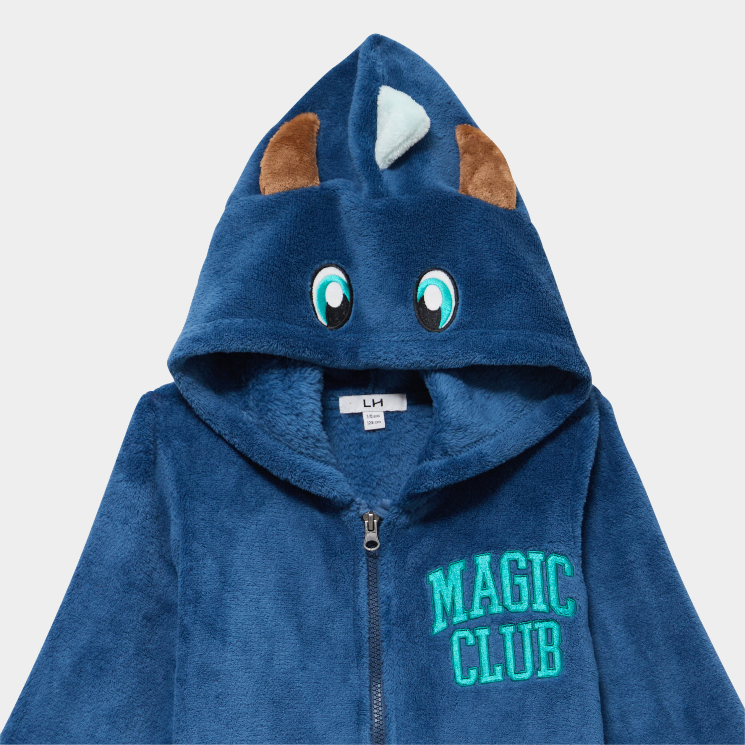 Ensemble pyjama 3 pi&egrave;ces bleu marine gar&ccedil;on