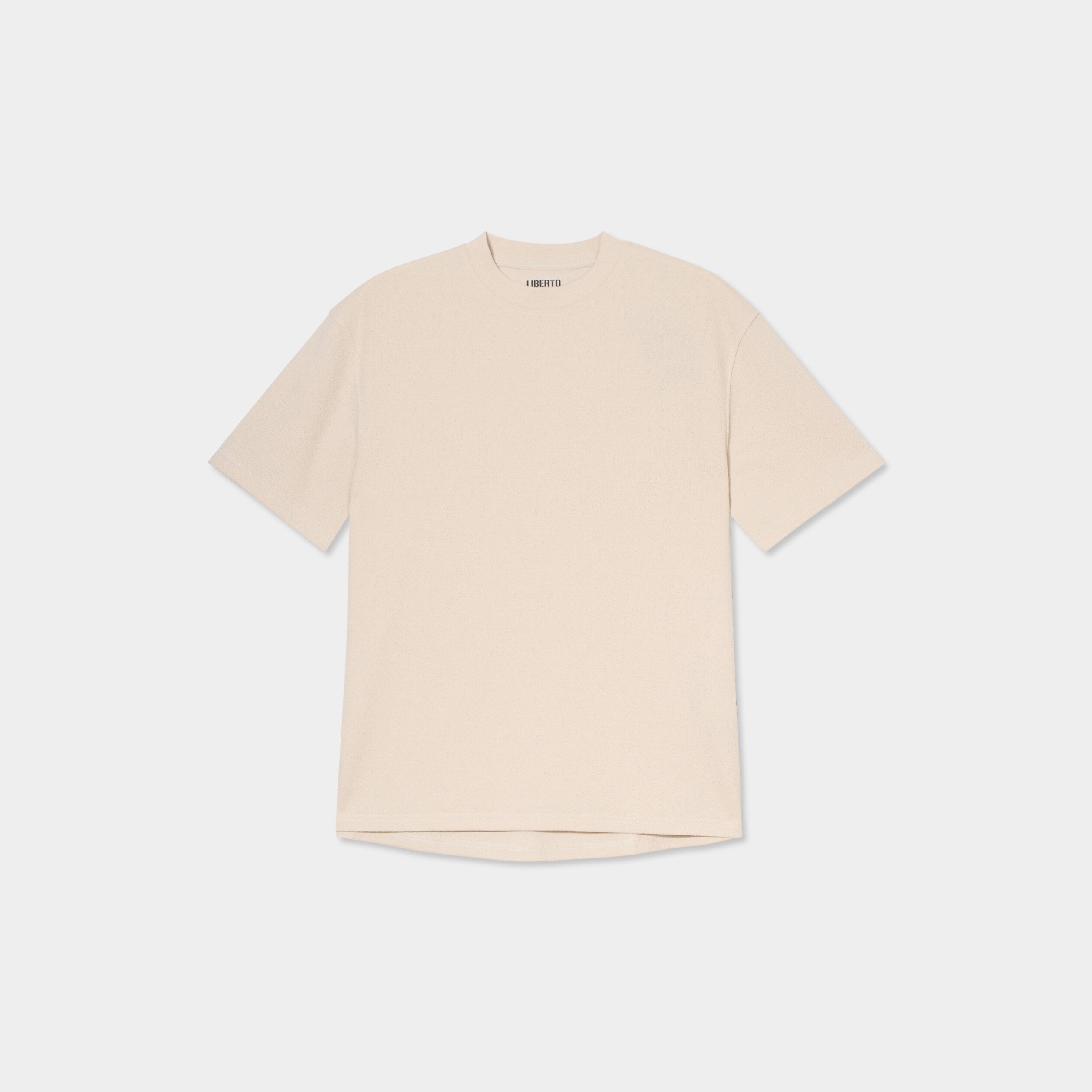 T-shirt col rond coton majoritaire gris clair homme