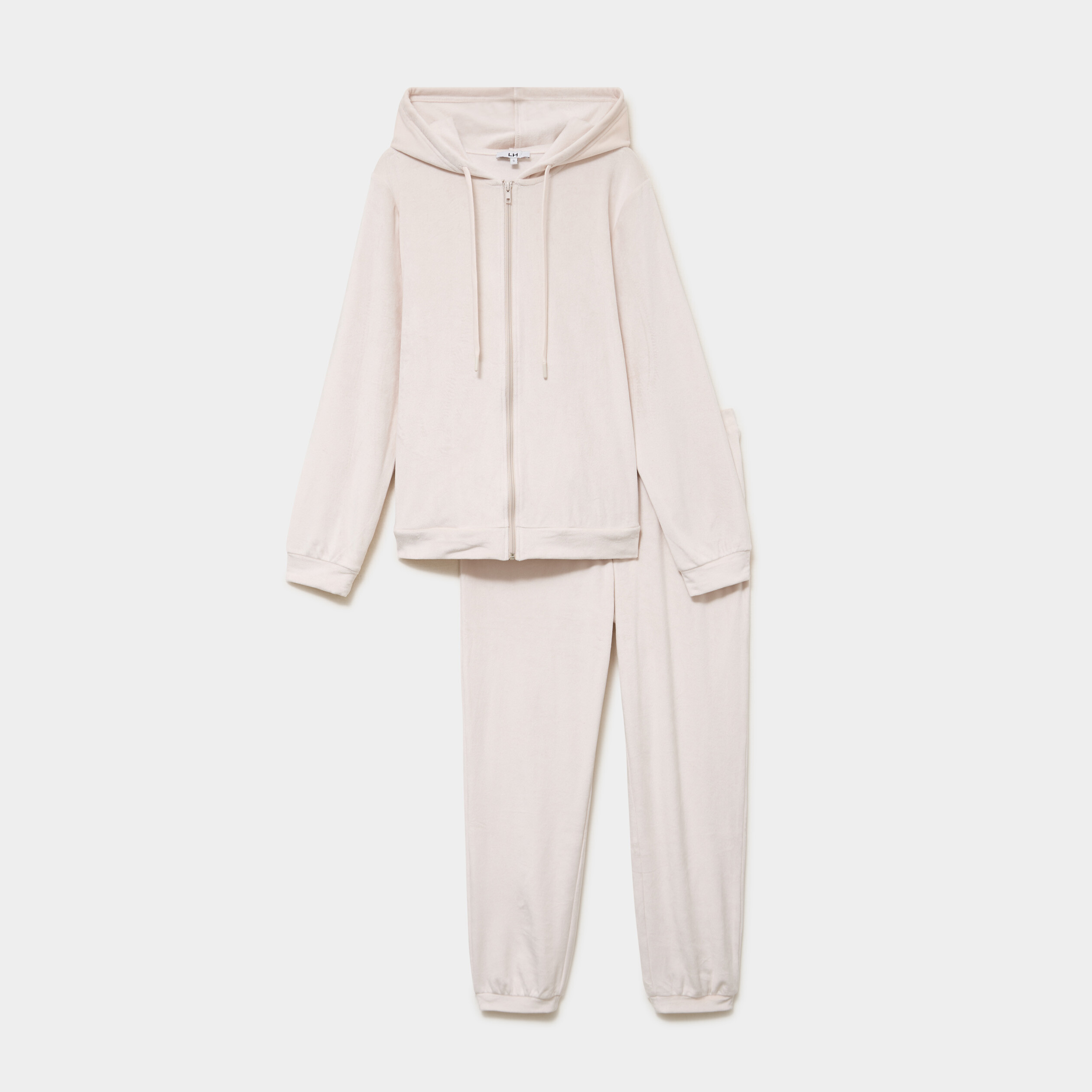 Ensemble pyjama sweat pantalon velours sable femme