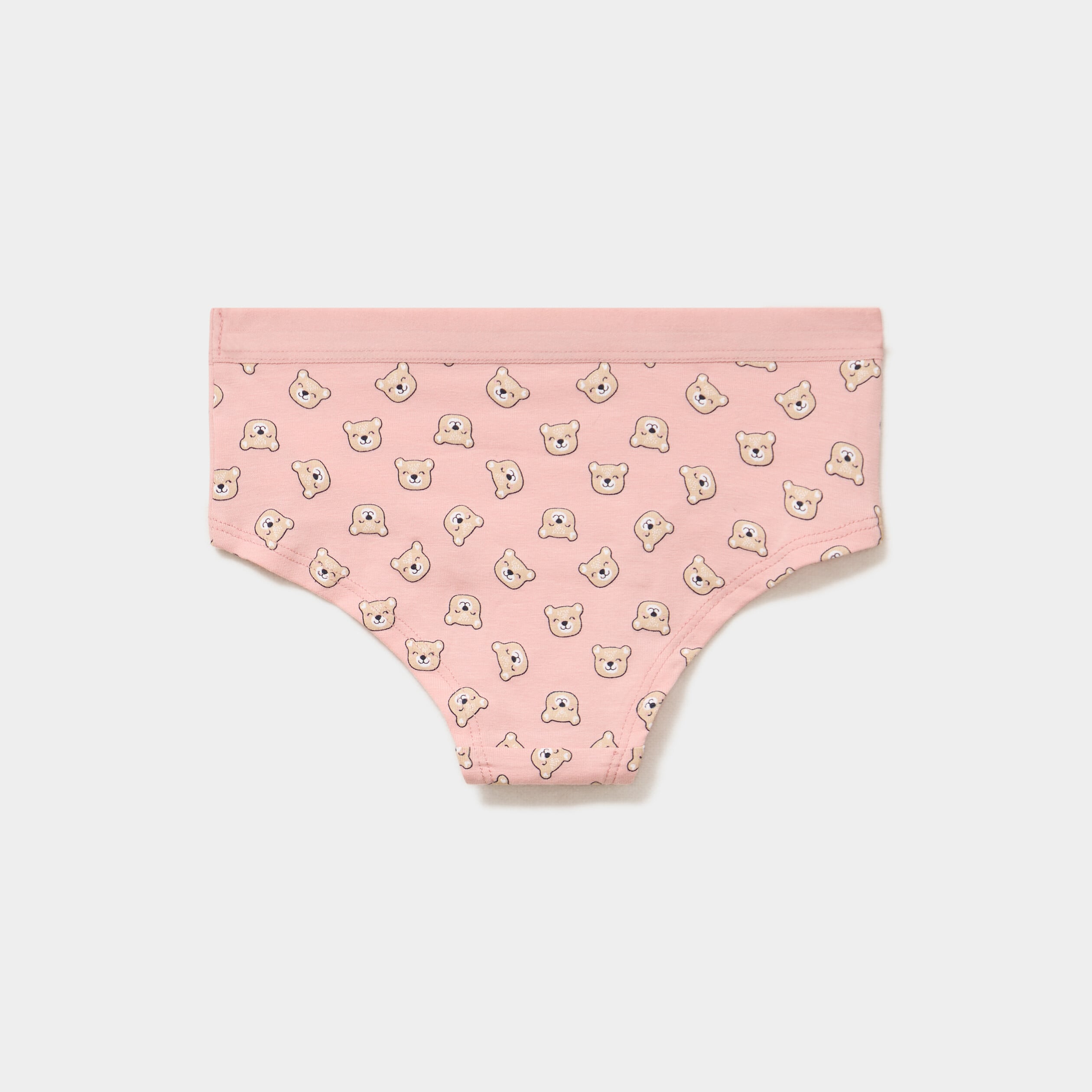 Lot 5 shortys coton majoritaire rose fille