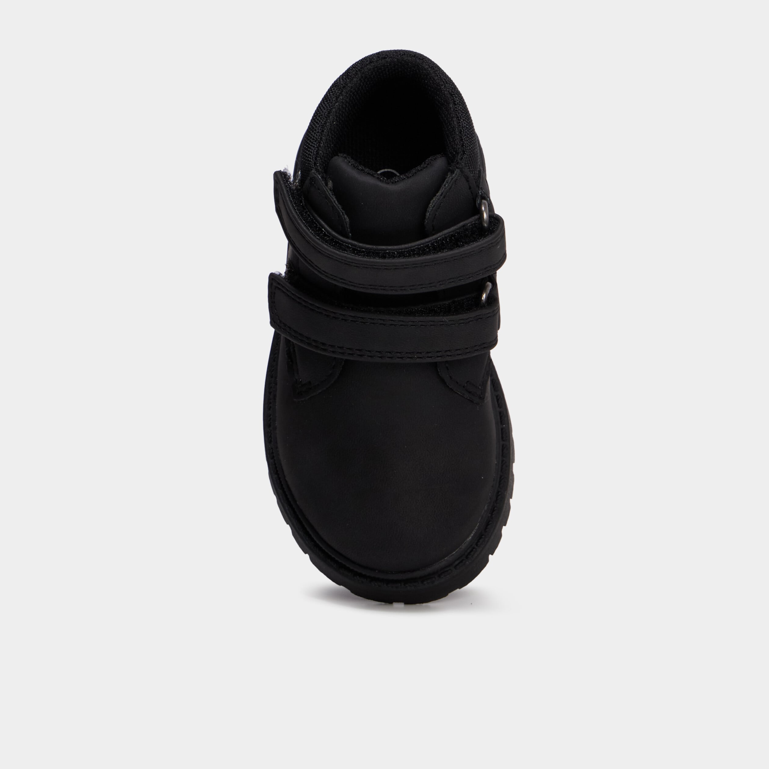 Boots crant&eacute;es &agrave; scratchs noir b&eacute;b&eacute; gar&ccedil;on