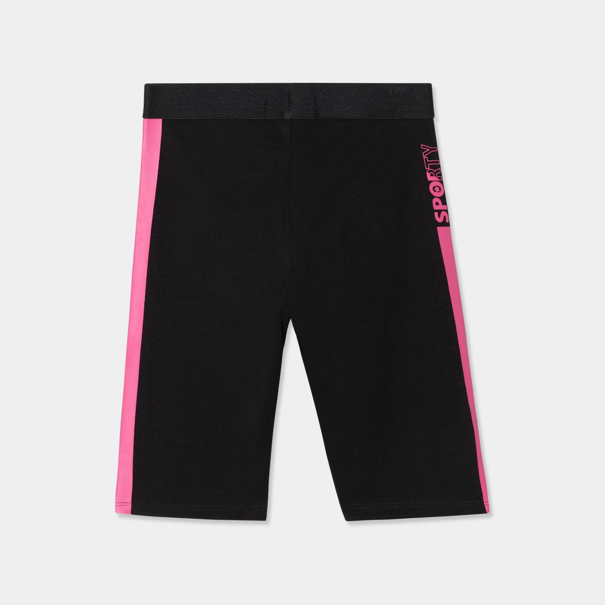 legging cycliste coton noir fille Legging cycliste coton noir fille