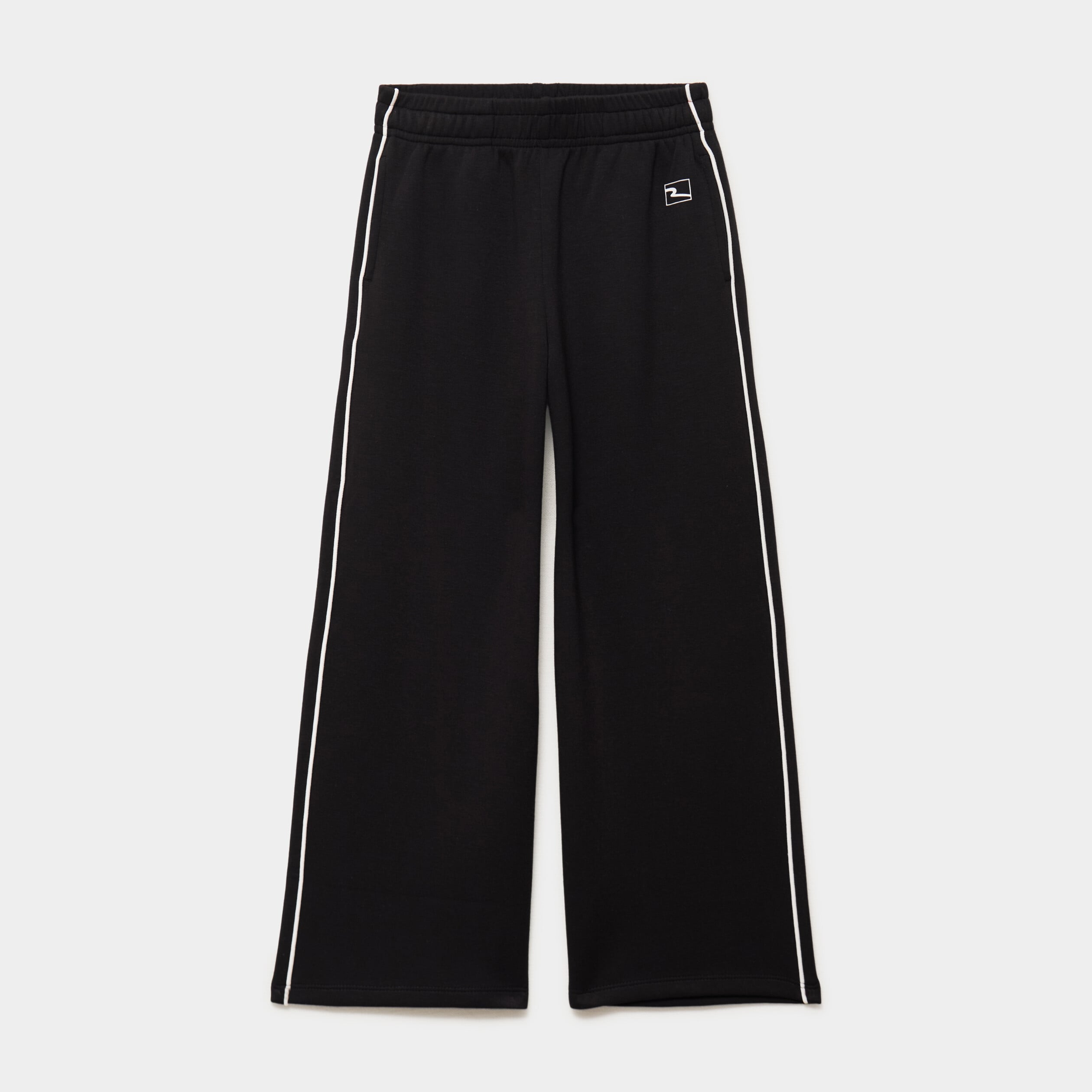 Pantalon de jogging effet stretch noir fille