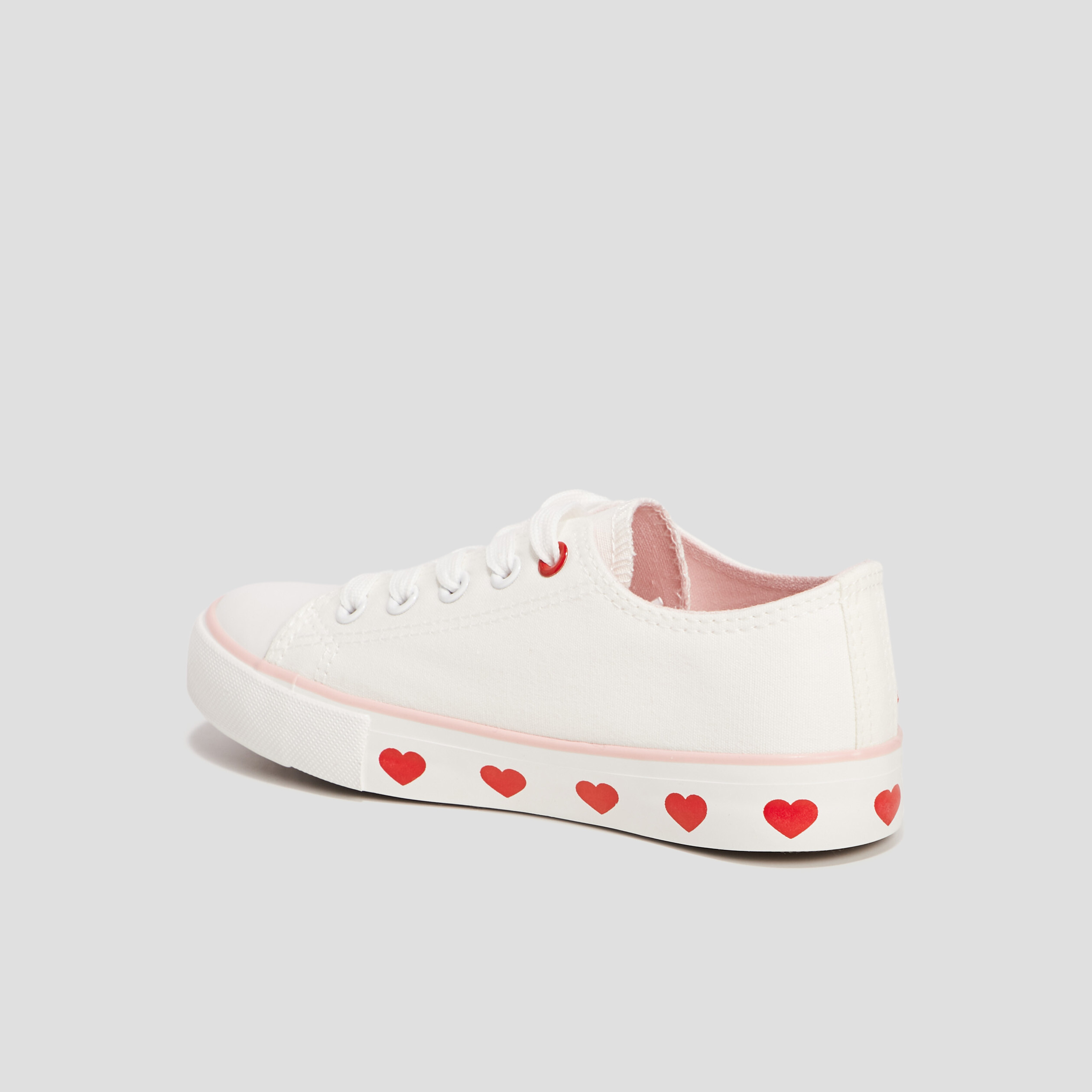 tennis a lacets en toile creeks blanc fille Tennis à lacets en toile Creeks blanc fille
