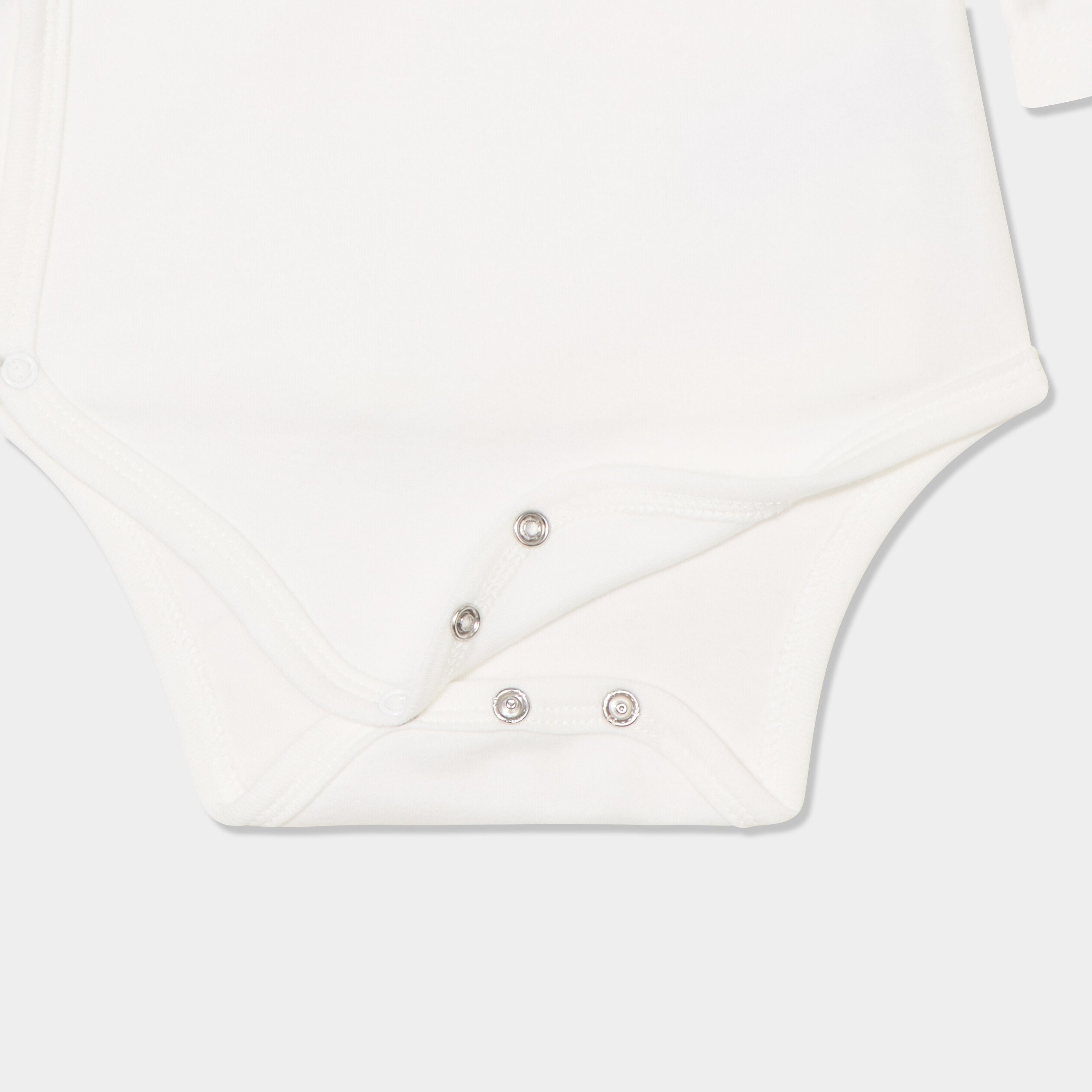 lot 2 bodies croises coton ivoire bebe Lot 2 bodies croisés coton ivoire bébé