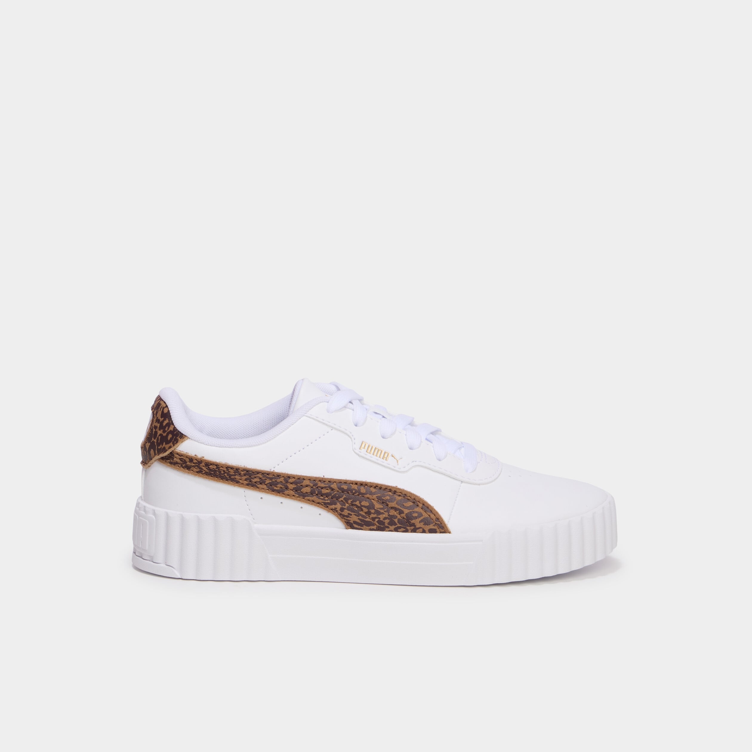 Baskets en cuir Puma Carina 3.0 marron femme