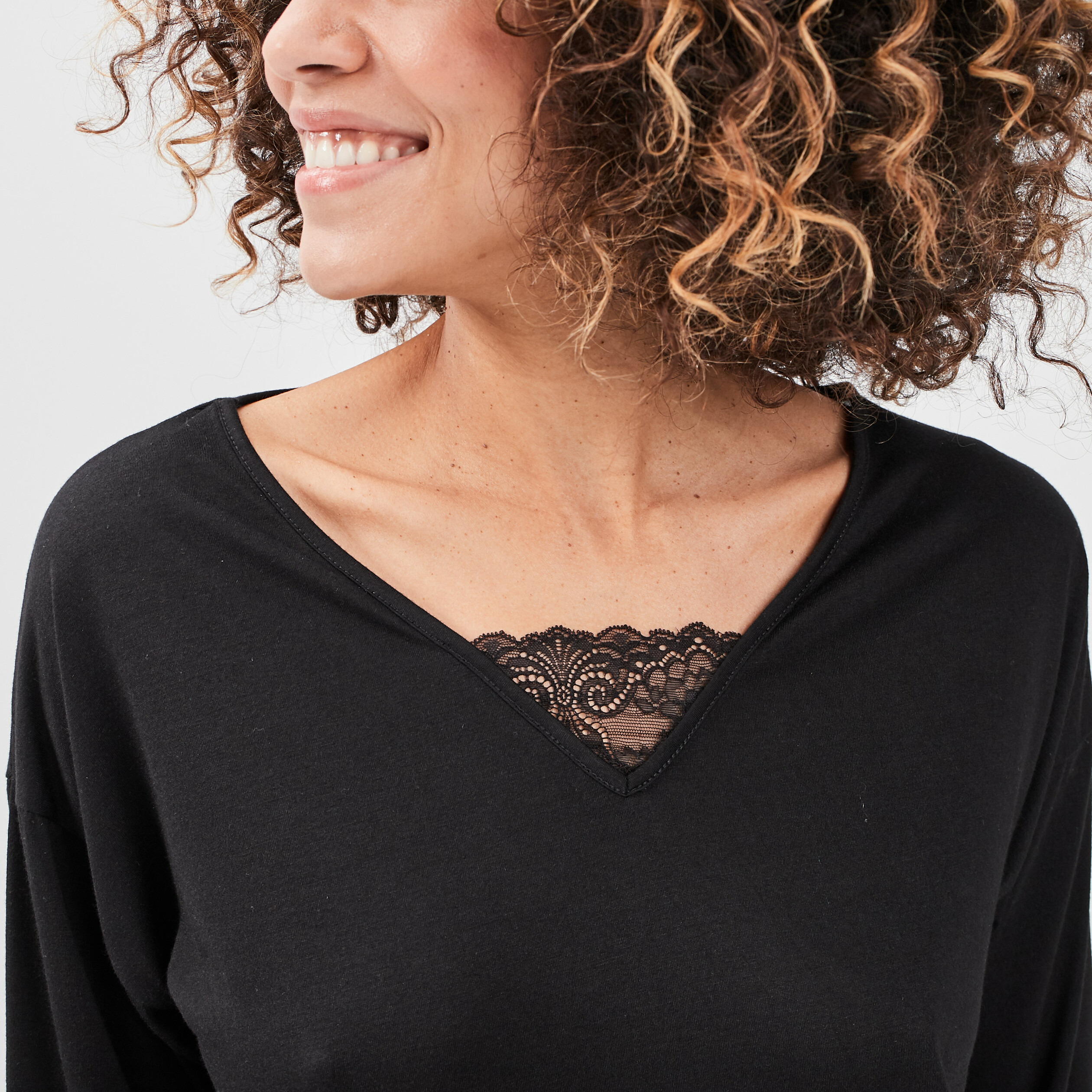 ensemble pyjama 2 pieces noir femme Ensemble pyjama 2 pièces noir femme