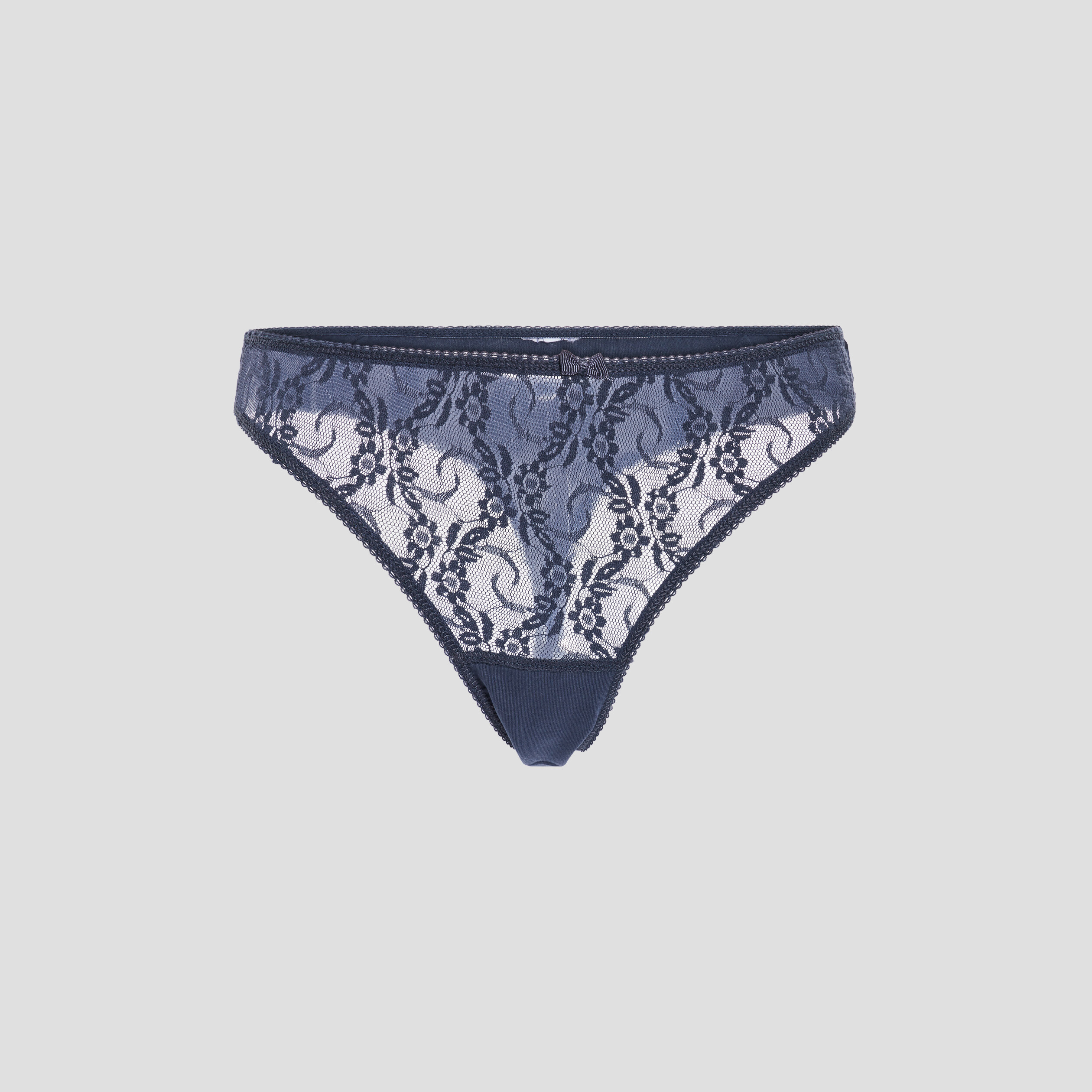 string avec dentelle gris fonce femme String avec dentelle gris foncé femme